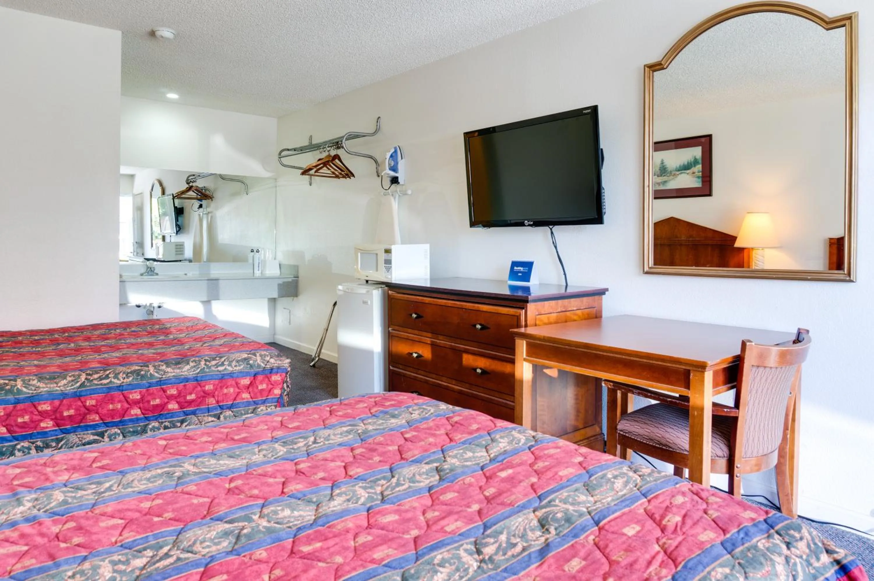 Bed in Motel Moonlight