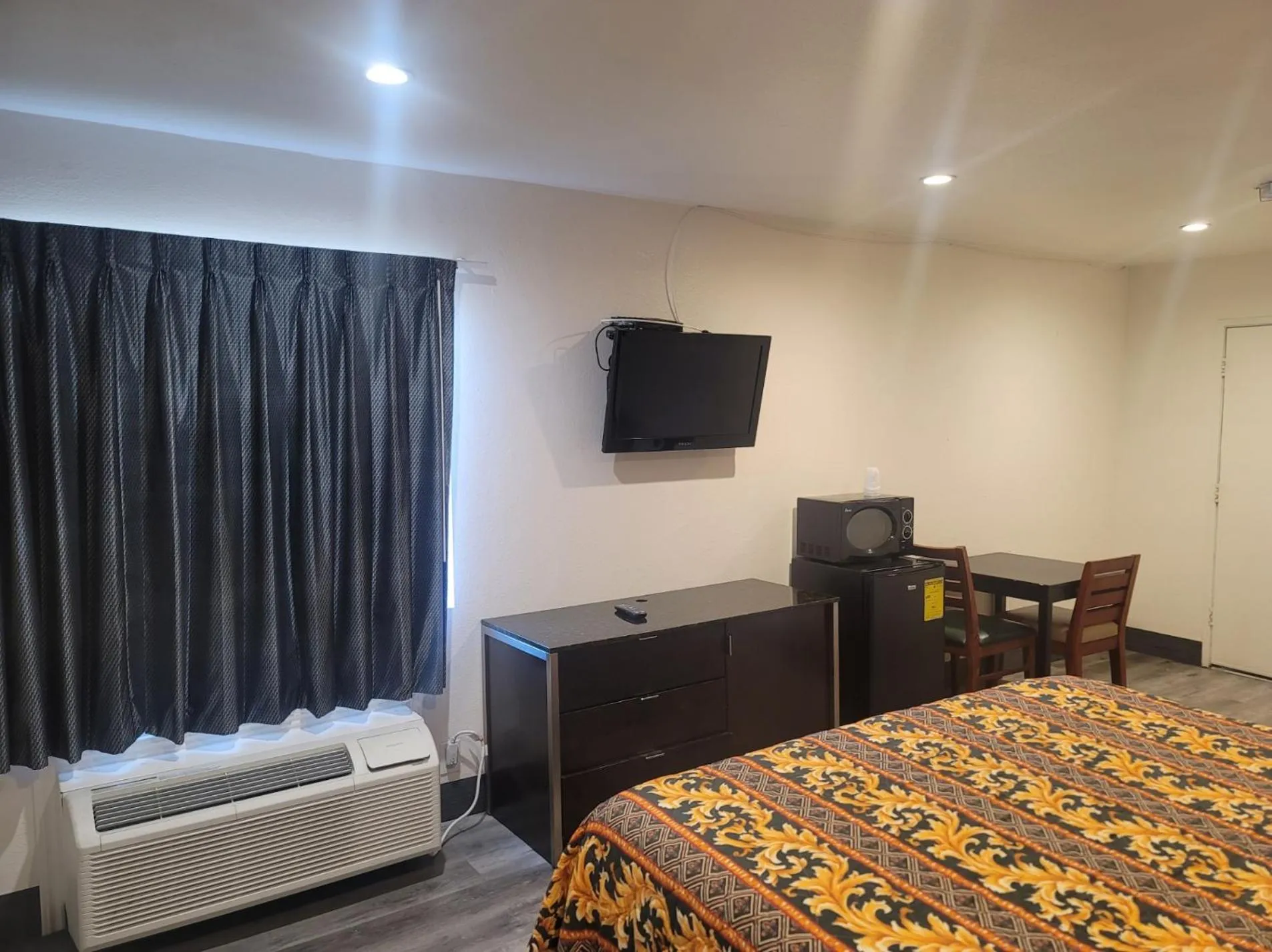 Bed in Motel Moonlight