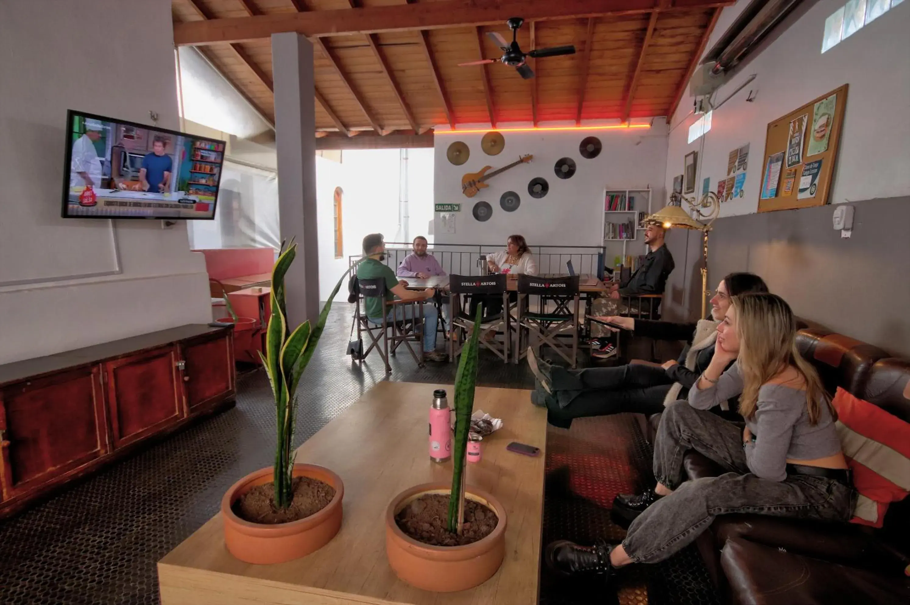 Communal lounge/ TV room in Play Hostel Soho Communal lounge/ TV room in Play Hostel Soho