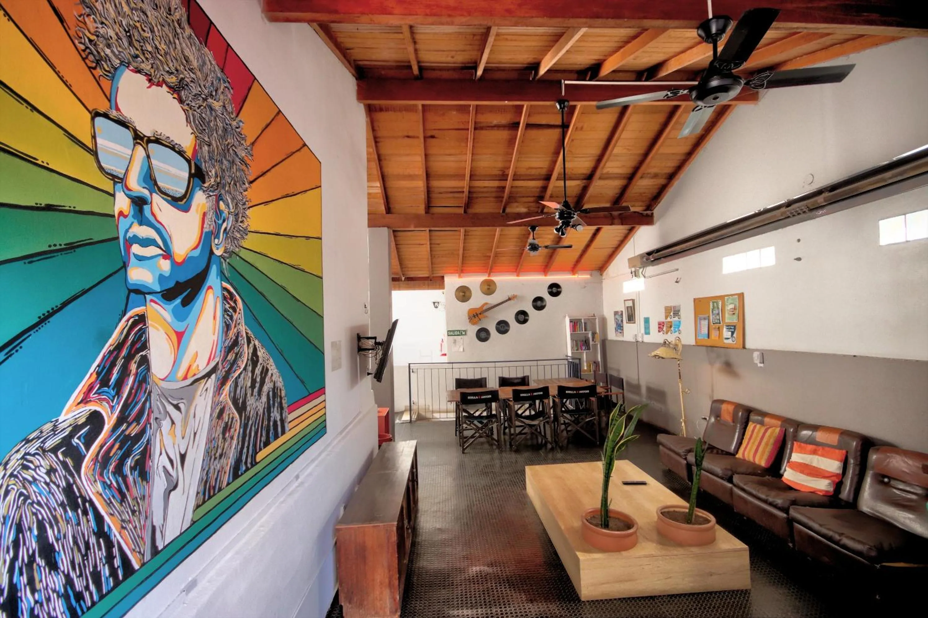 Living room in Play Hostel Soho