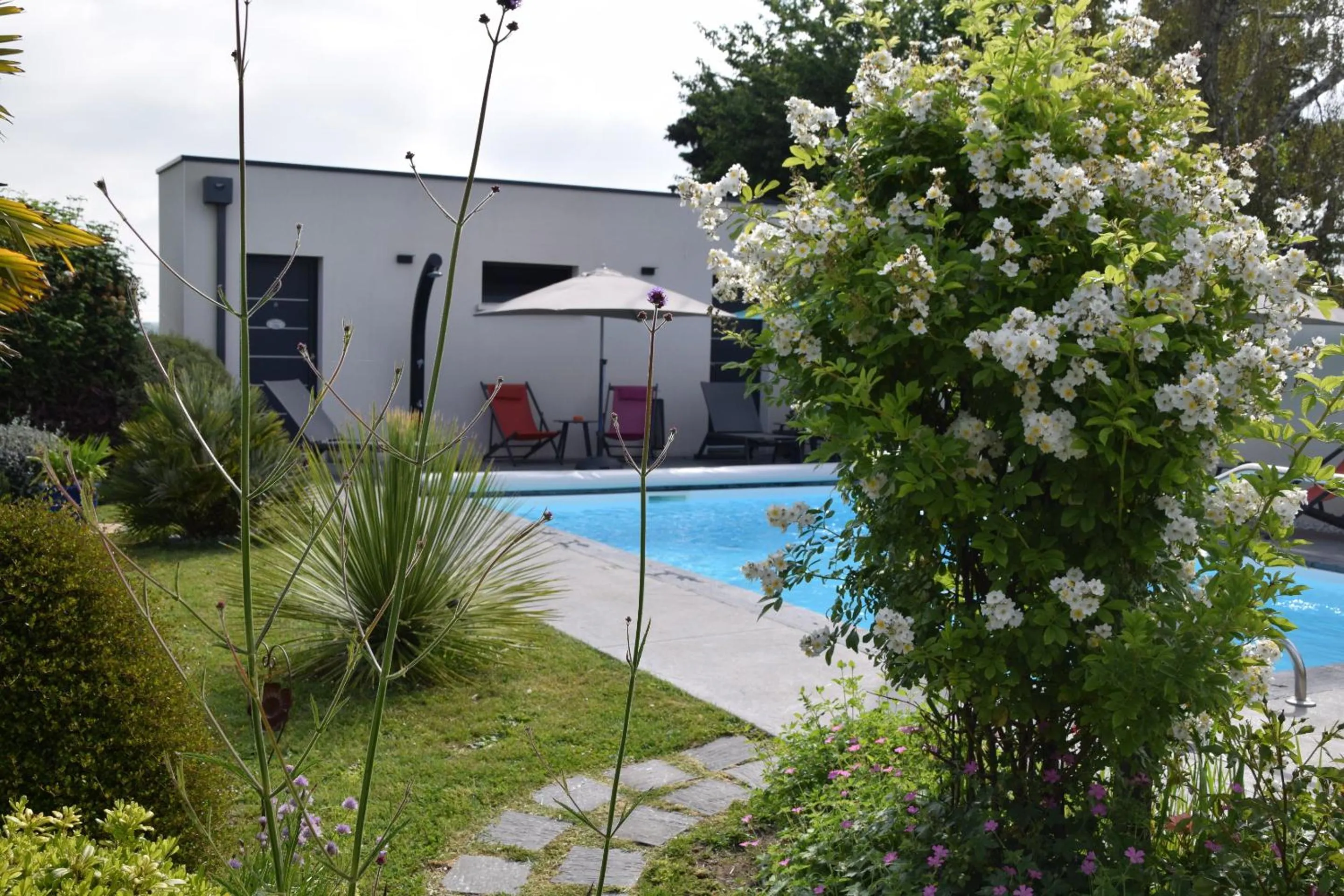 Pool view in La villa 13&15