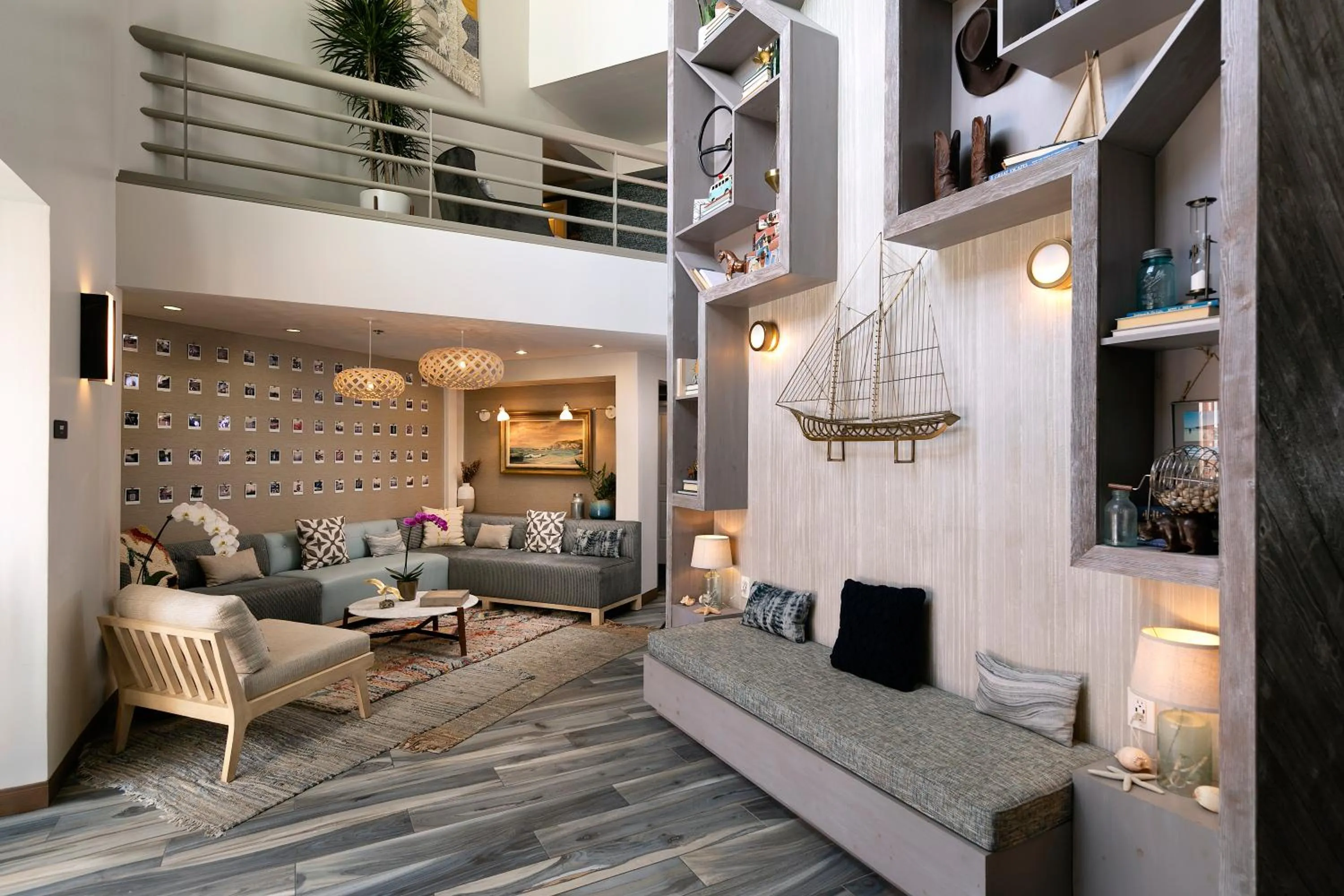 Lobby or reception in Sandcastle Hotel on the Beach