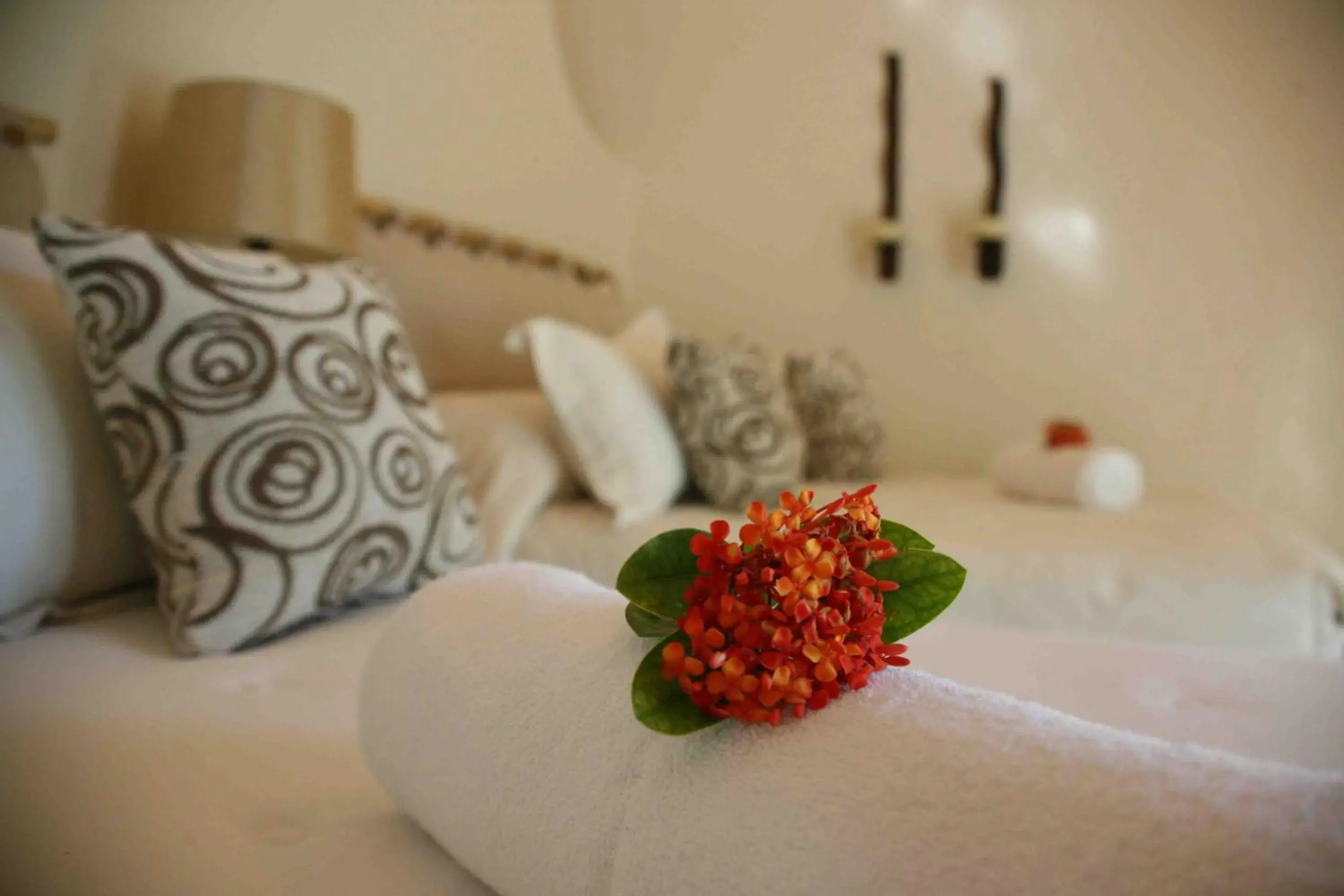 Bed in Hotel Okaan Bed in Hotel Okaan