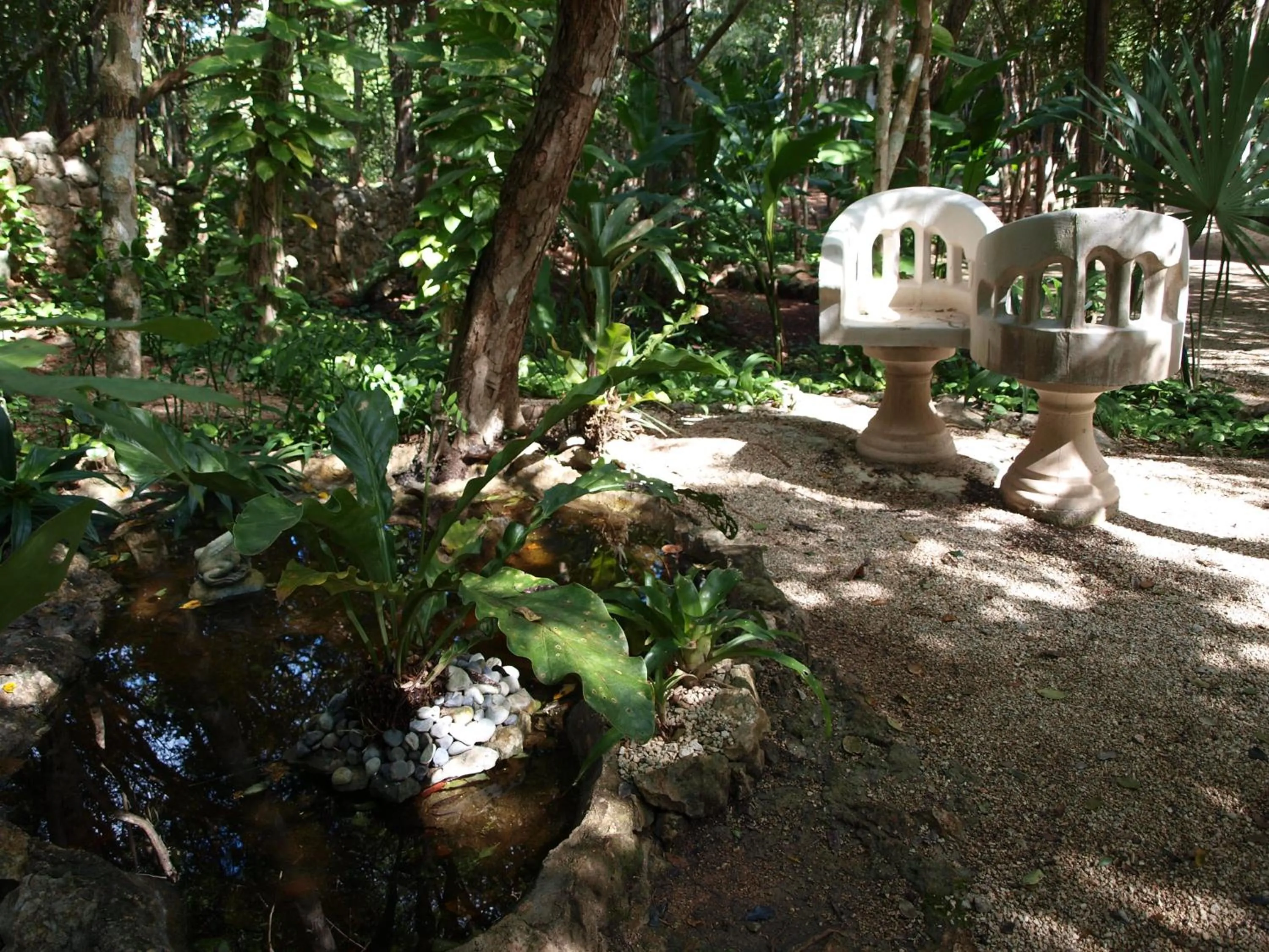 Garden in Hotel Okaan