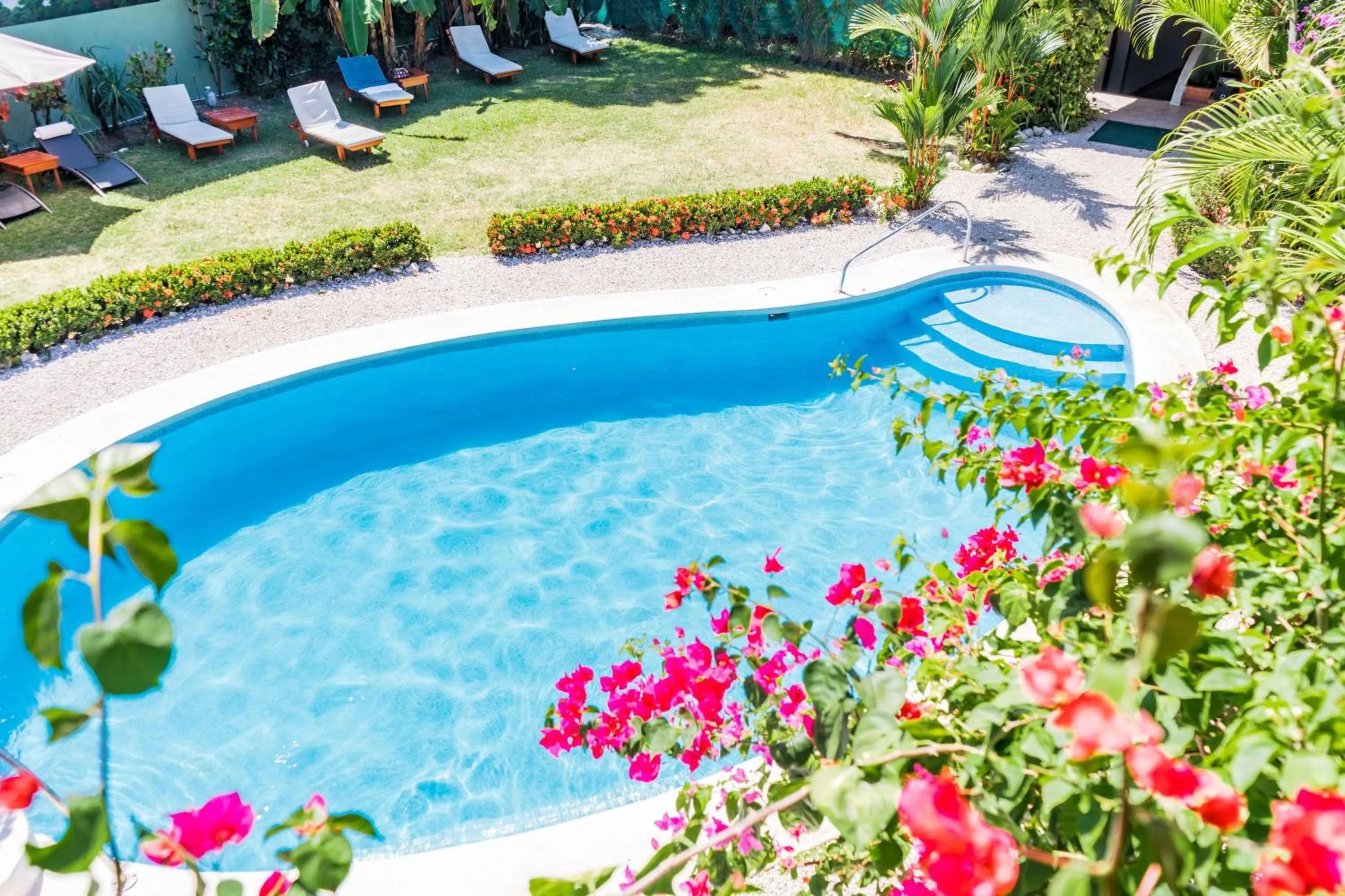Pool view in Hotel Giada