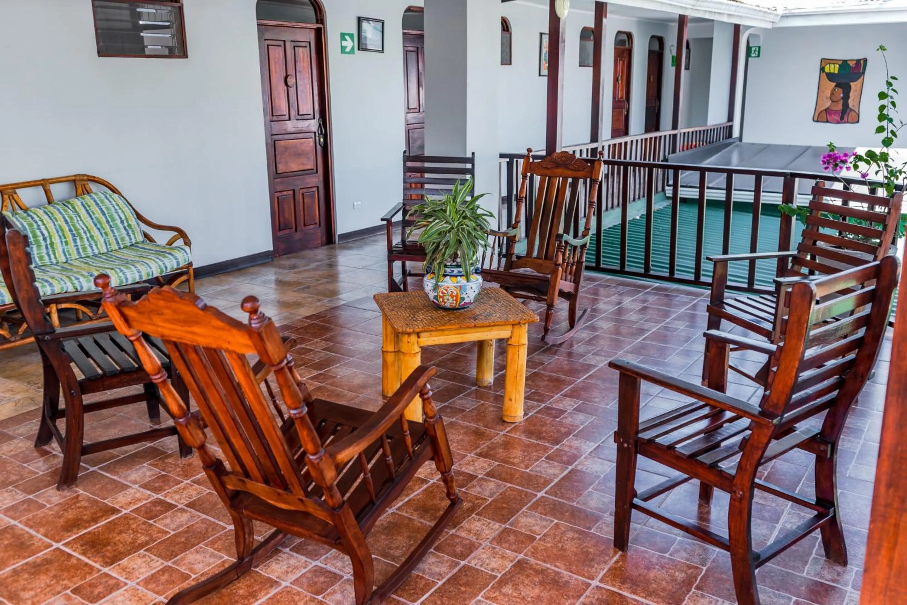 Seating area in Hotel Giada