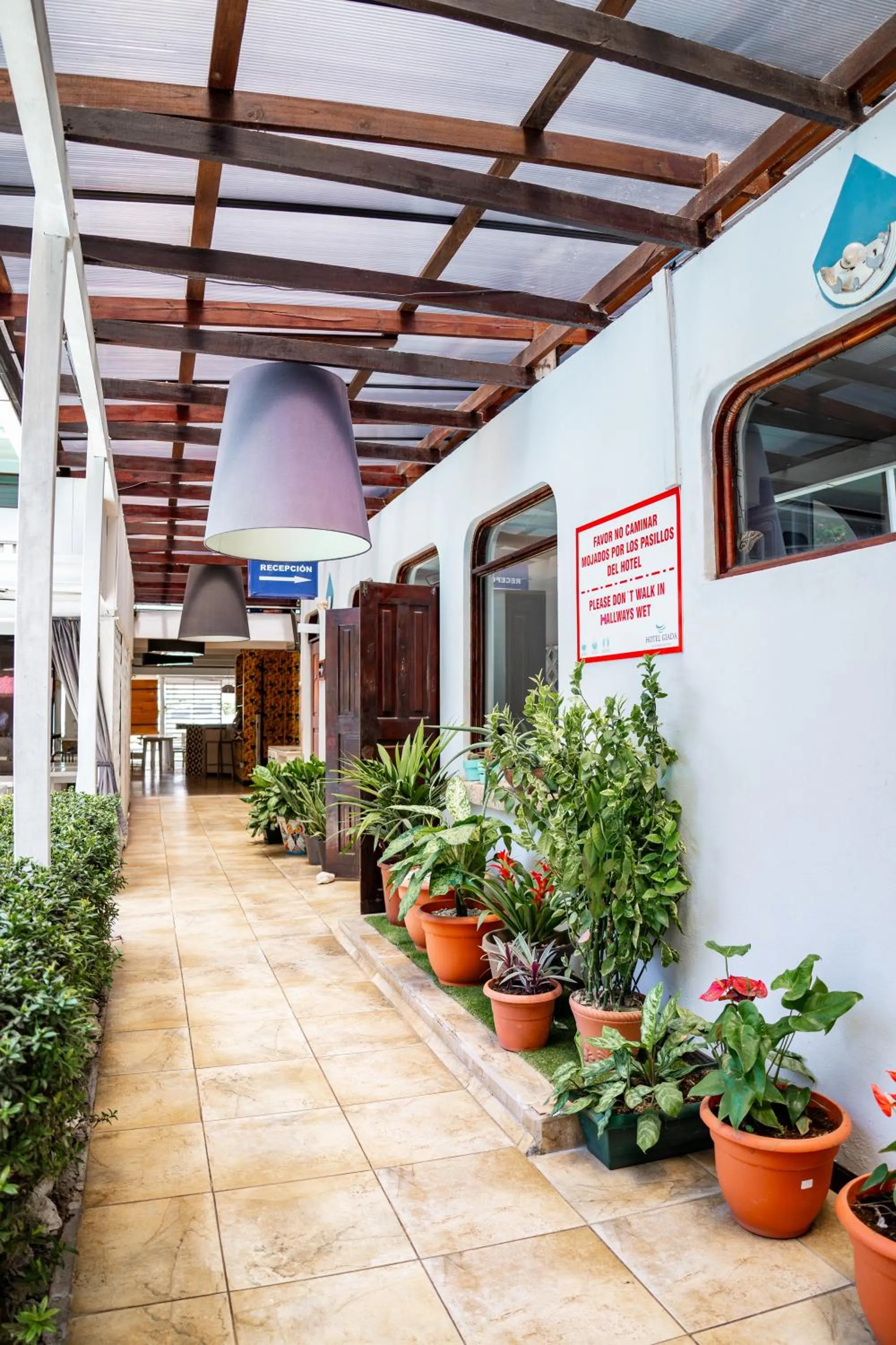 Lobby or reception in Hotel Giada