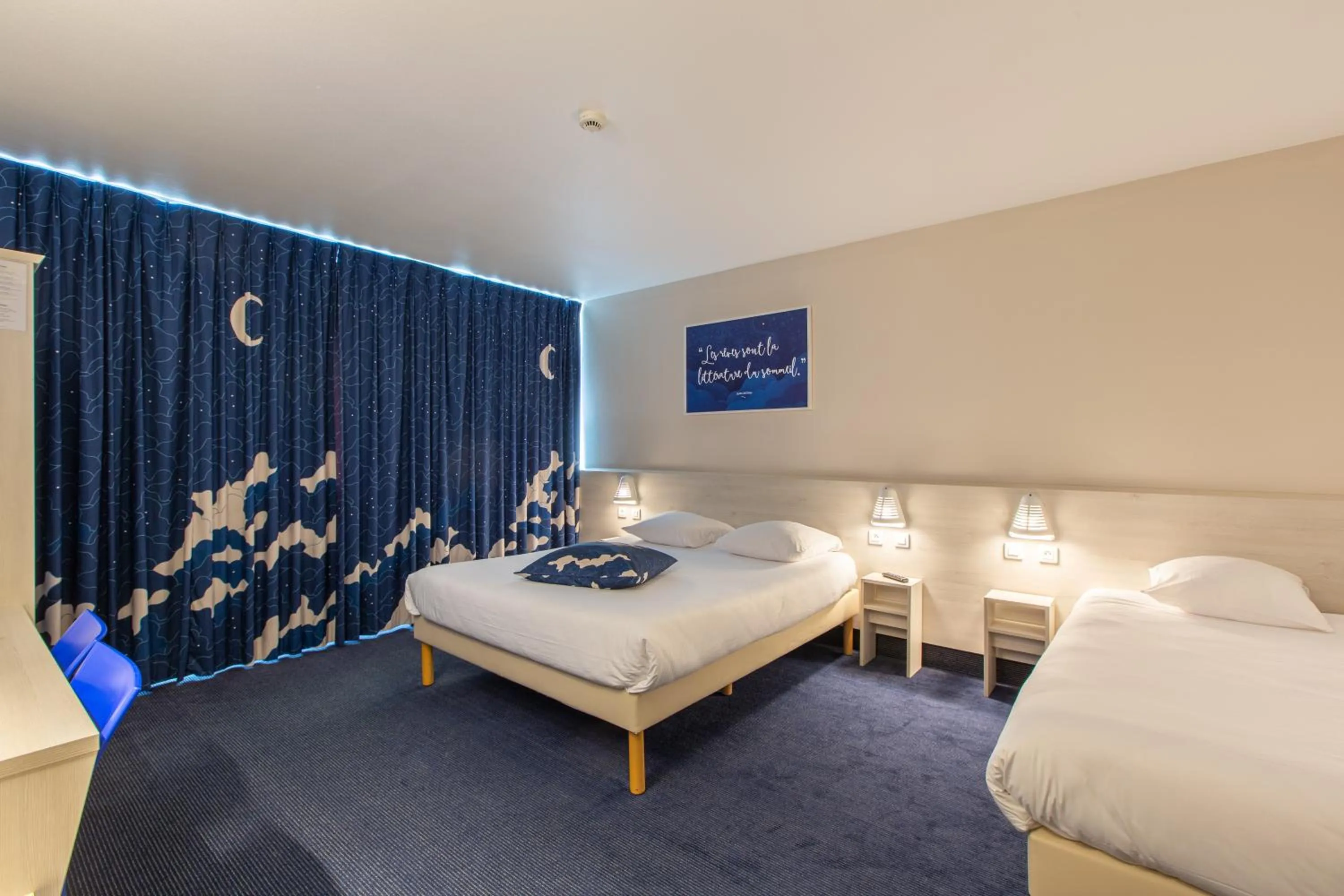 Bed in Ace Hôtel Le Mans