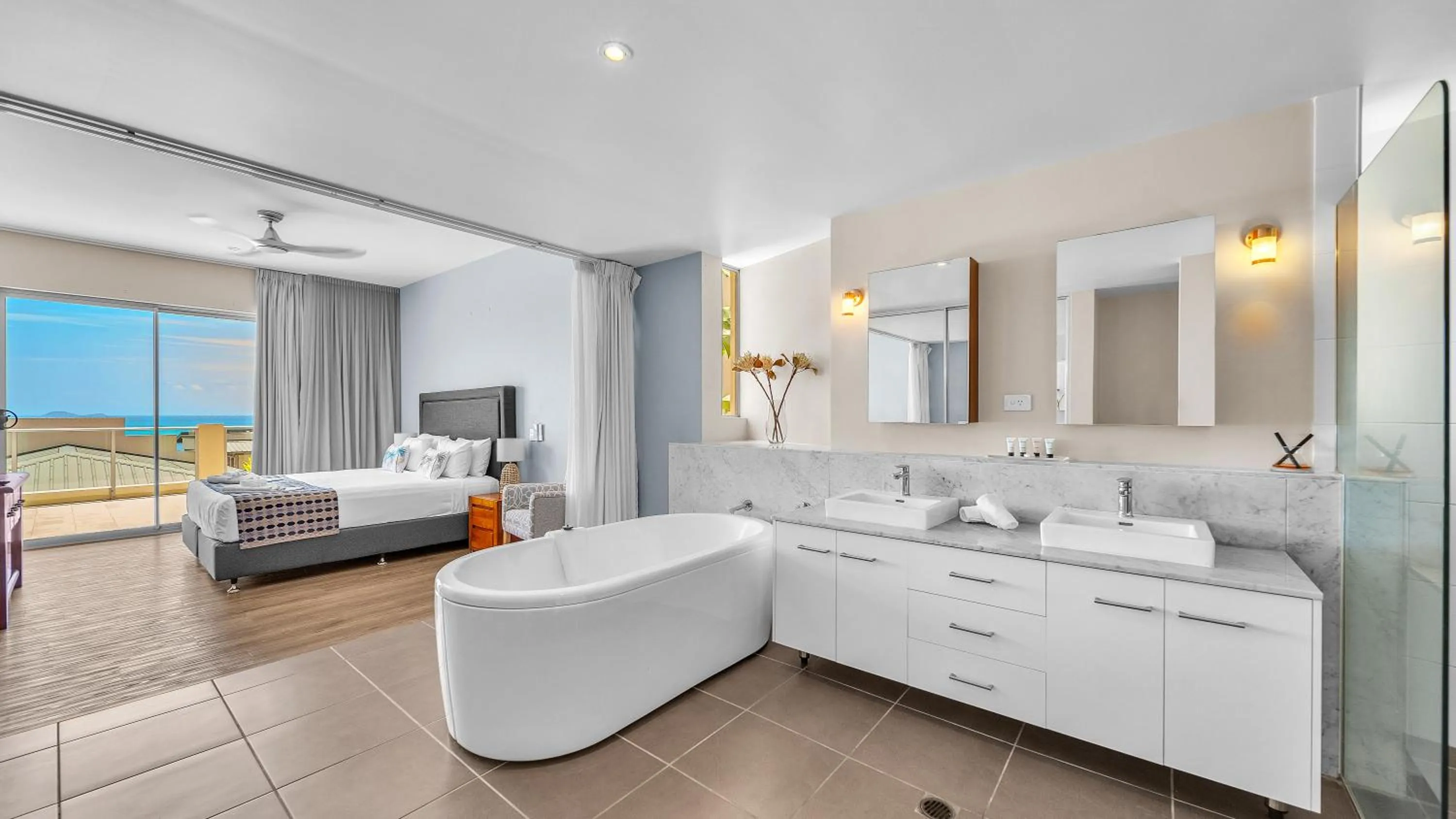 Bed in Whitsunday Reflections