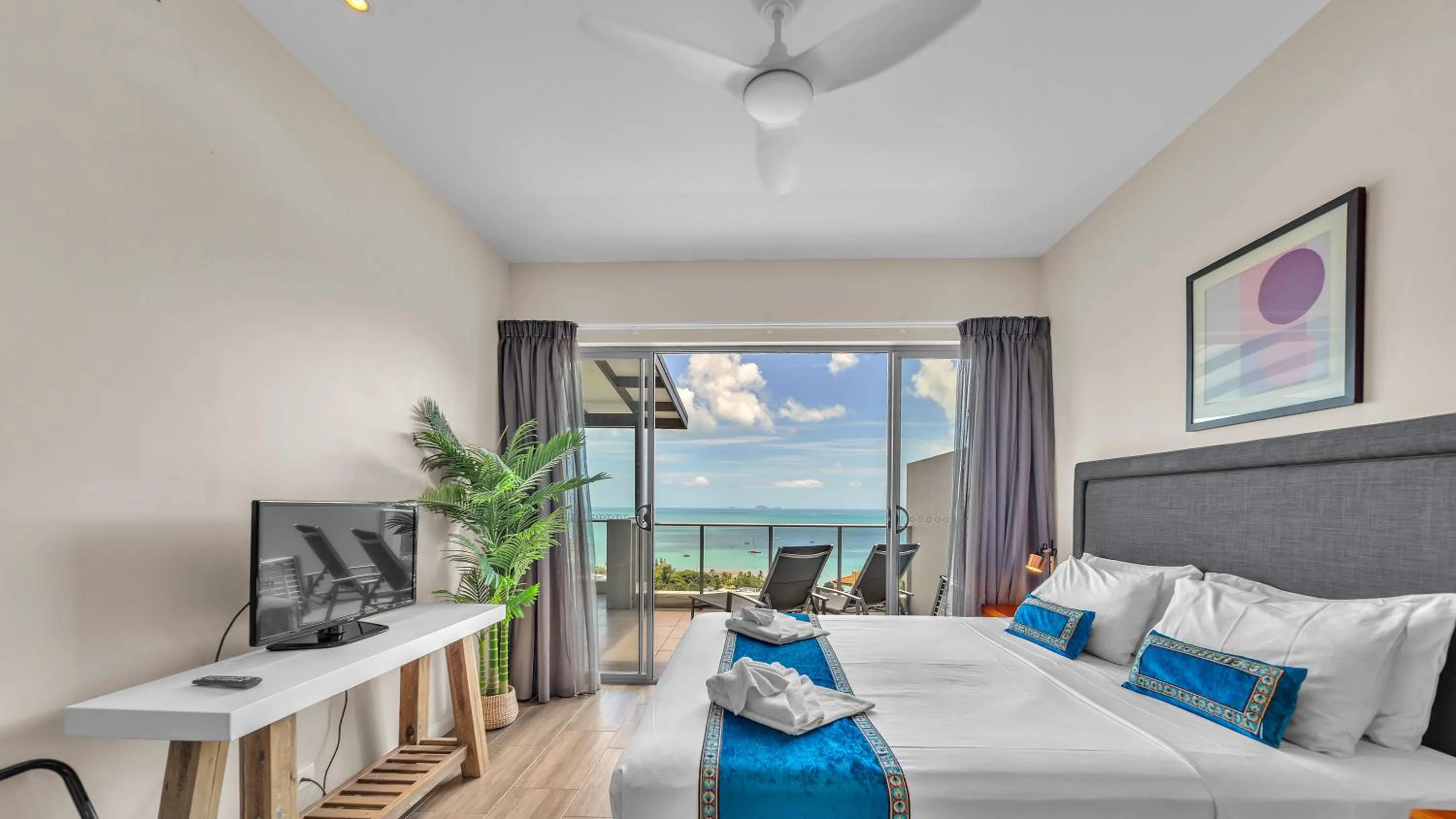 Bed in Whitsunday Reflections