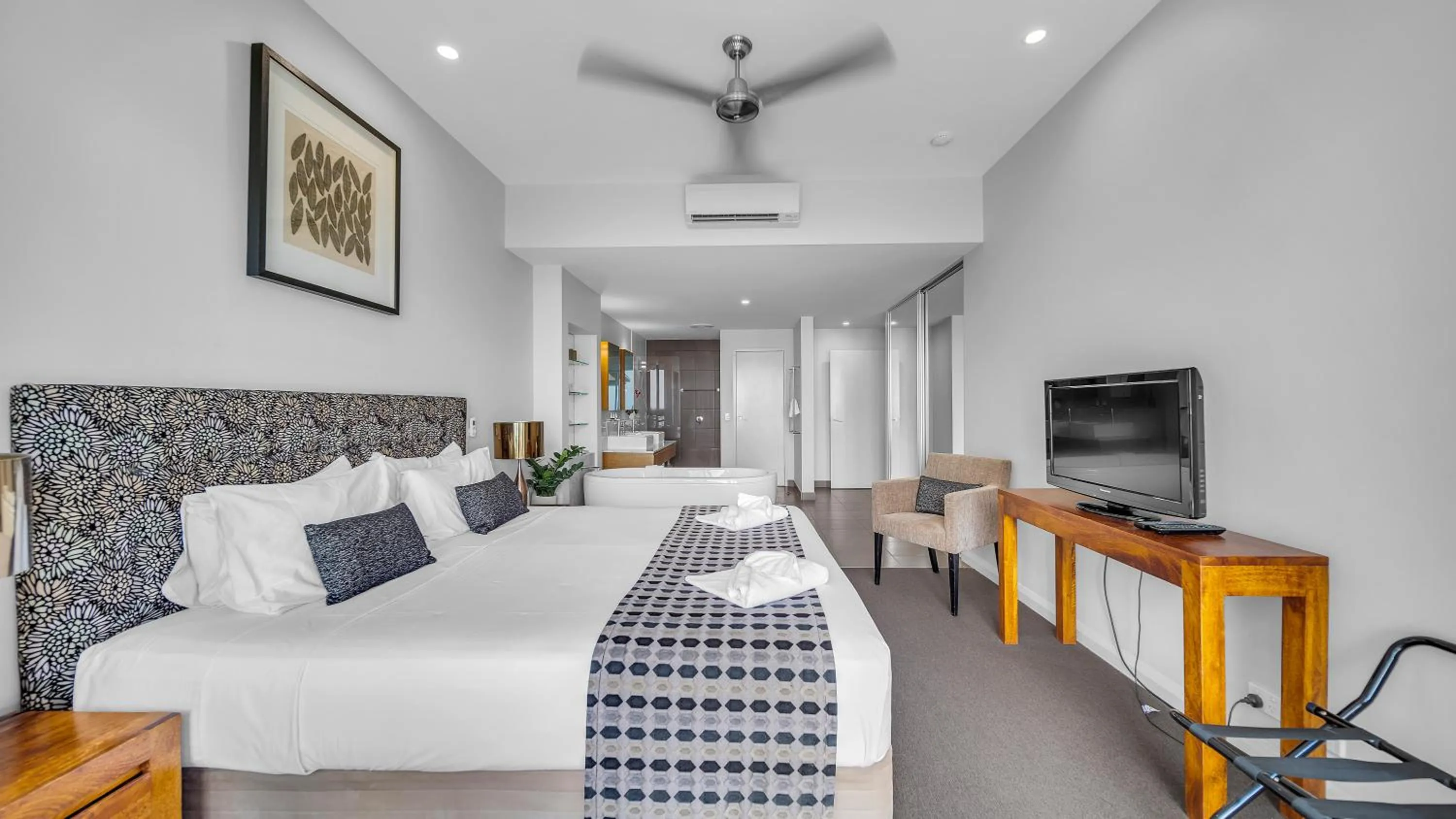 Bed in Whitsunday Reflections