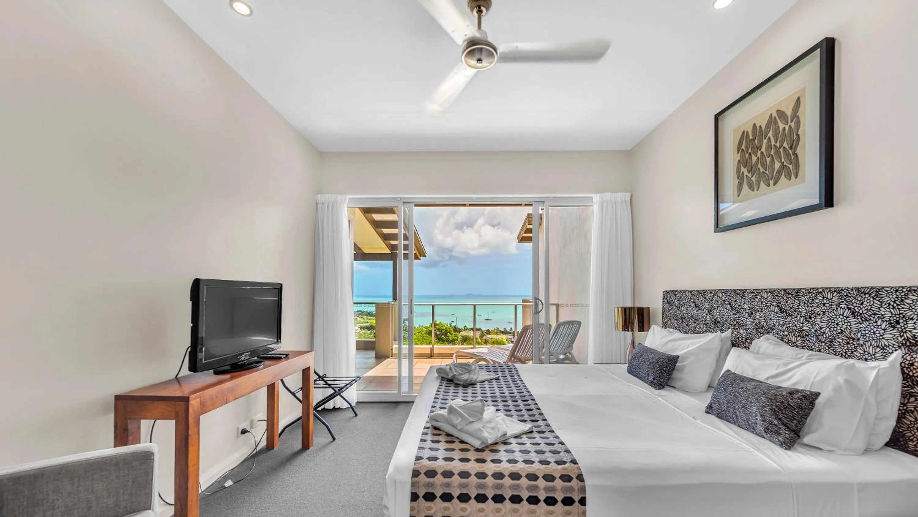 Bed in Whitsunday Reflections