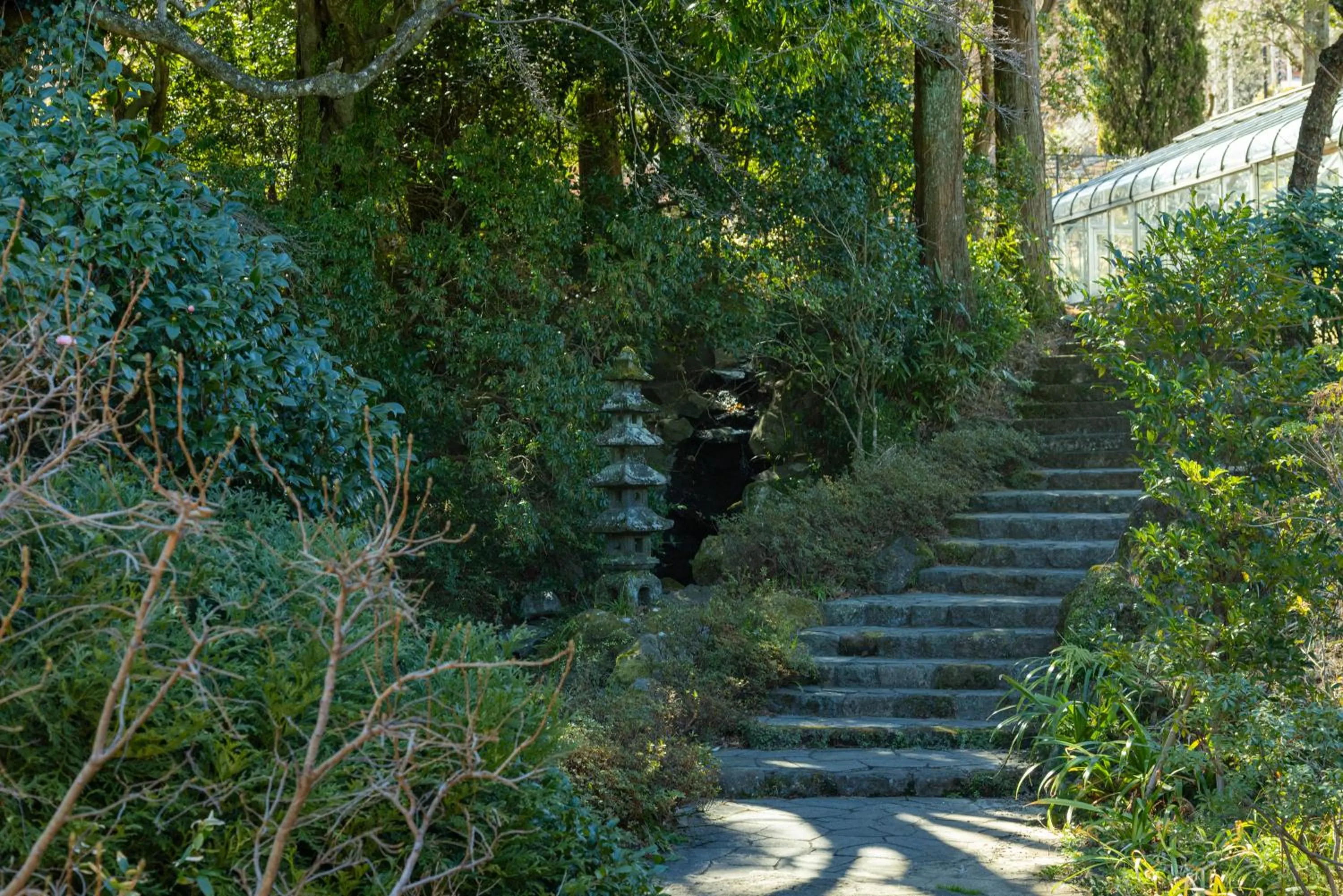 Garden in The Fujiya Hotel