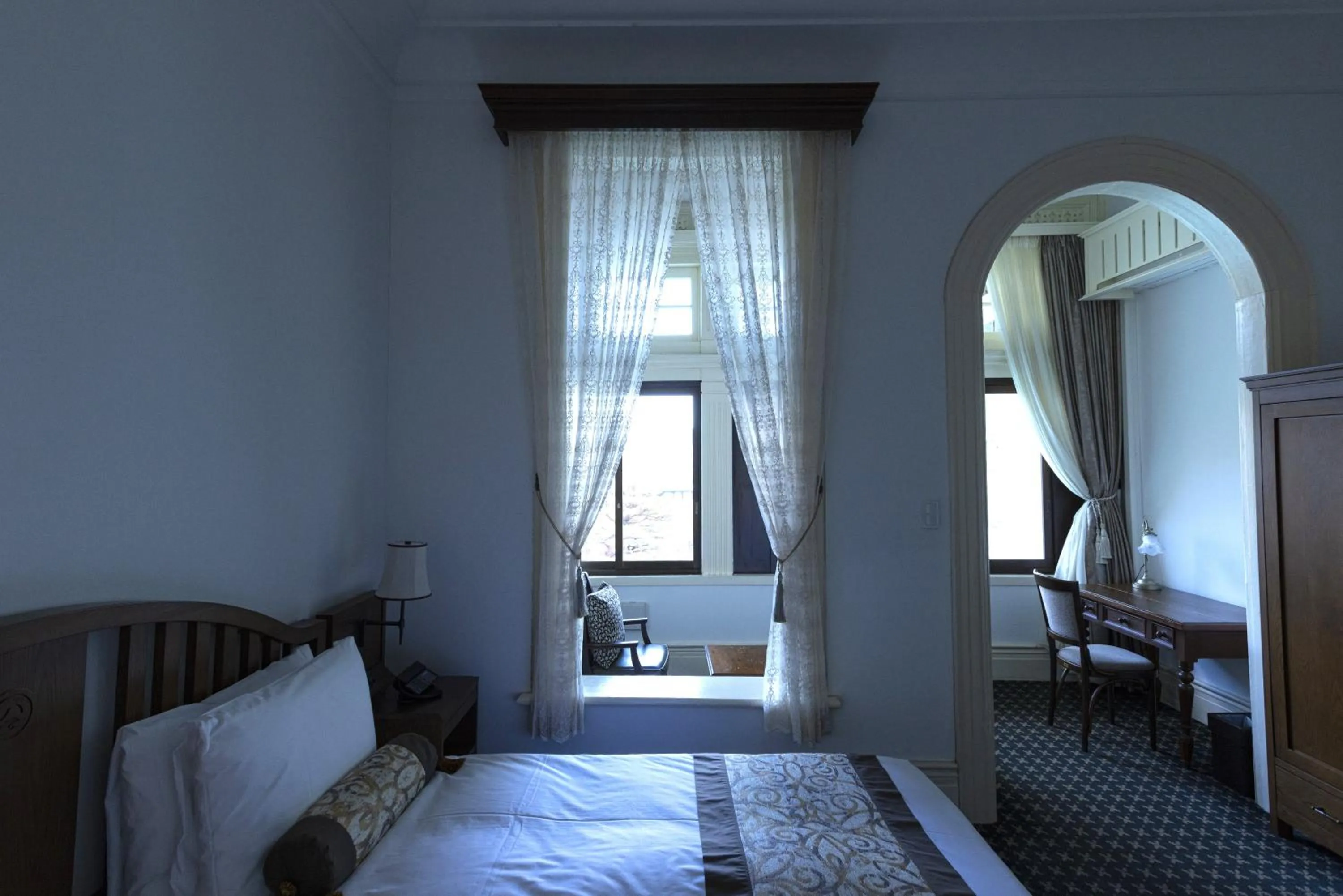 Photo of the whole room, Bed in The Fujiya Hotel