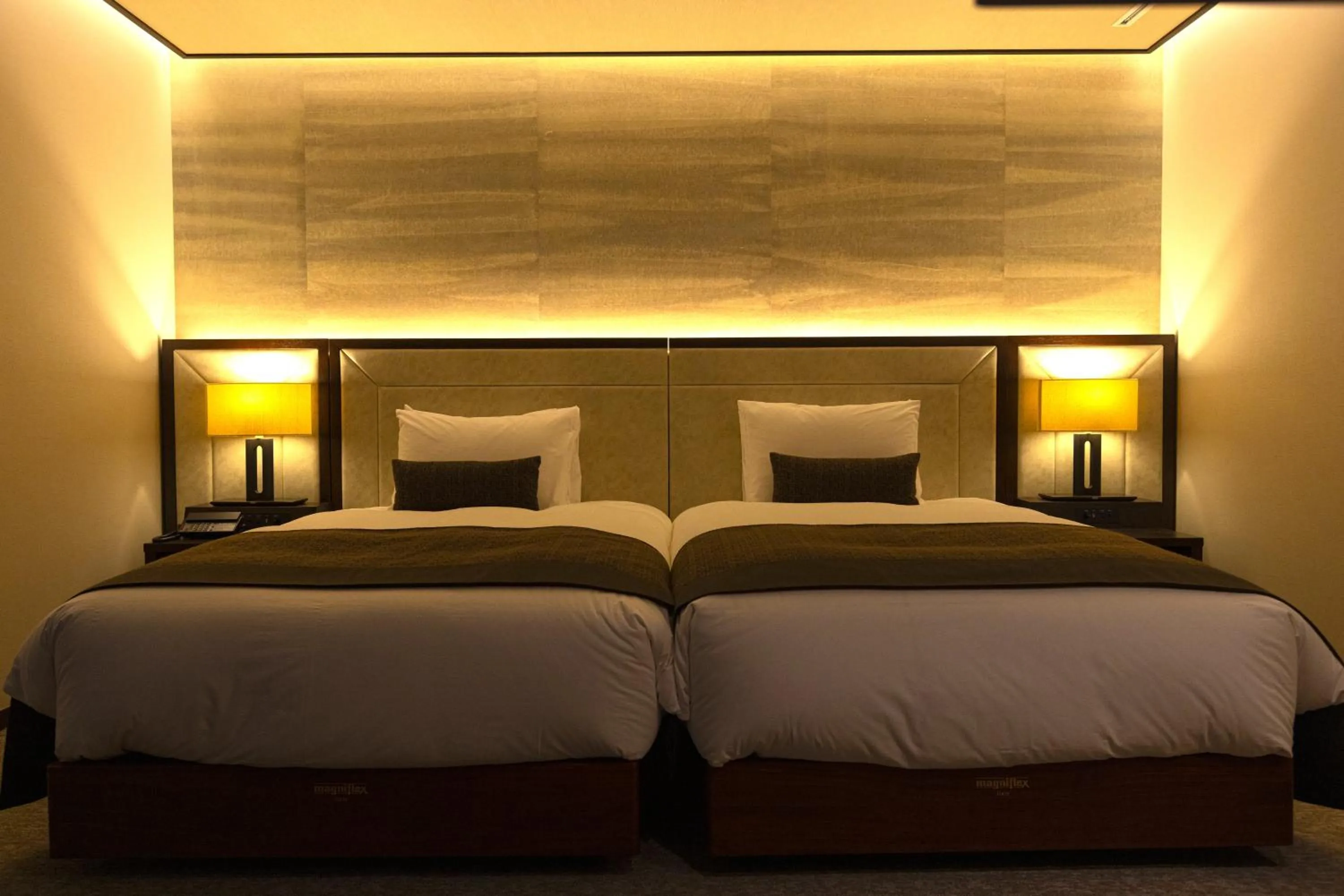 Photo of the whole room, Bed in The Fujiya Hotel