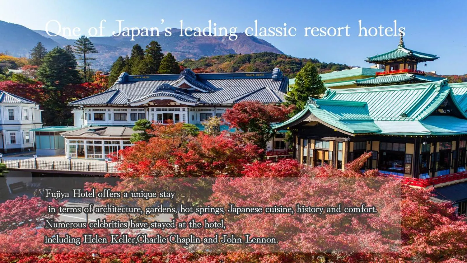 Property building in The Fujiya Hotel