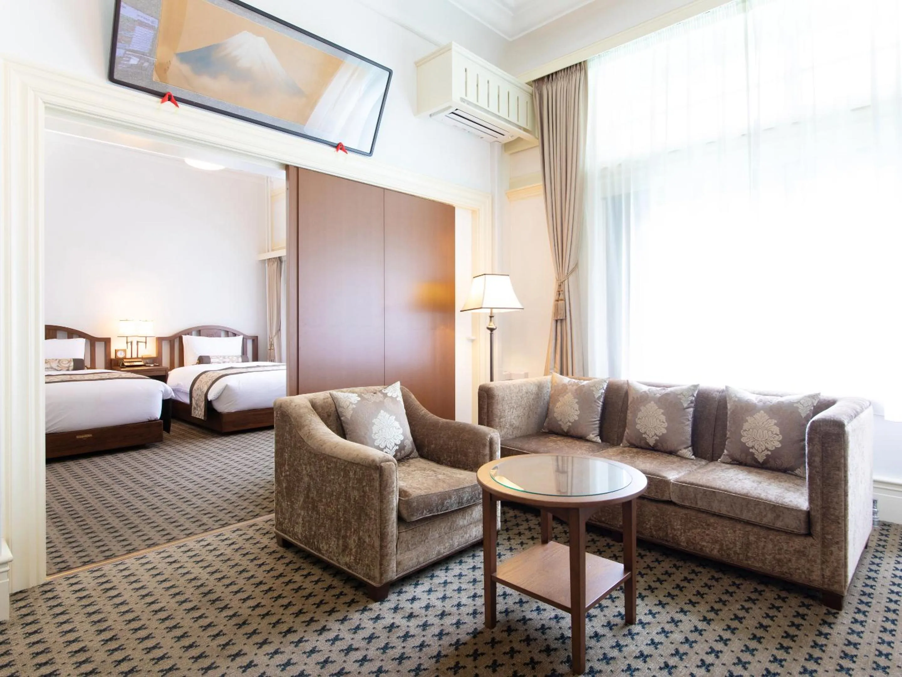 Photo of the whole room, Bed in The Fujiya Hotel