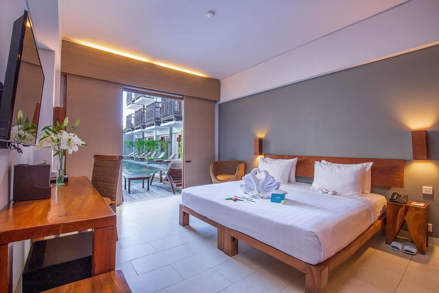 Bedroom, Bed in THE 1O1 Bali Oasis Sanur
