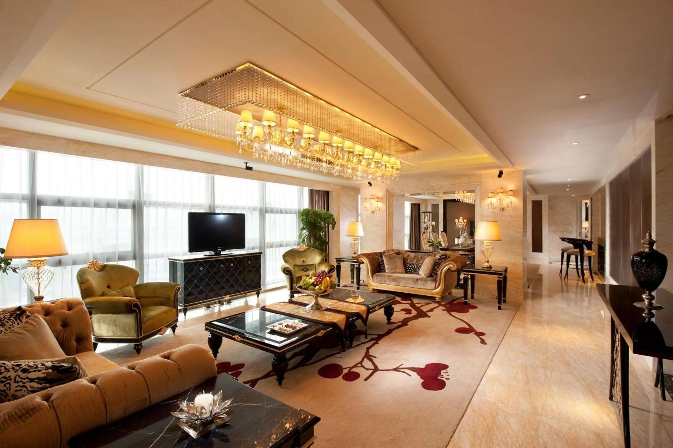 Living room in Hilton Guangzhou Baiyun - Canton Fair Free Shuttle Bus