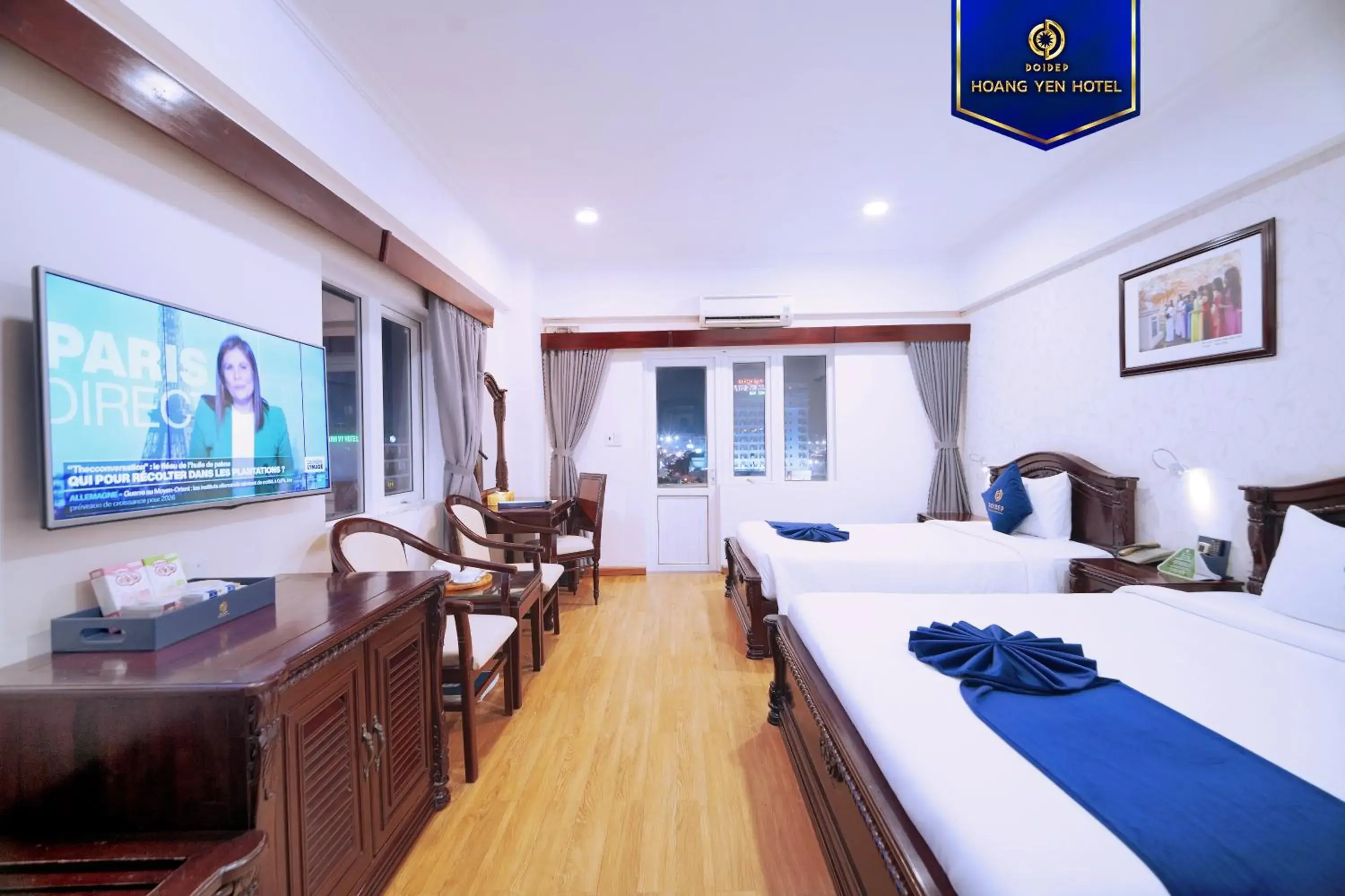 TV and multimedia, Bed in Sandals Hoàng Yến TV and multimedia, Bed in Sandals Hoàng Yến