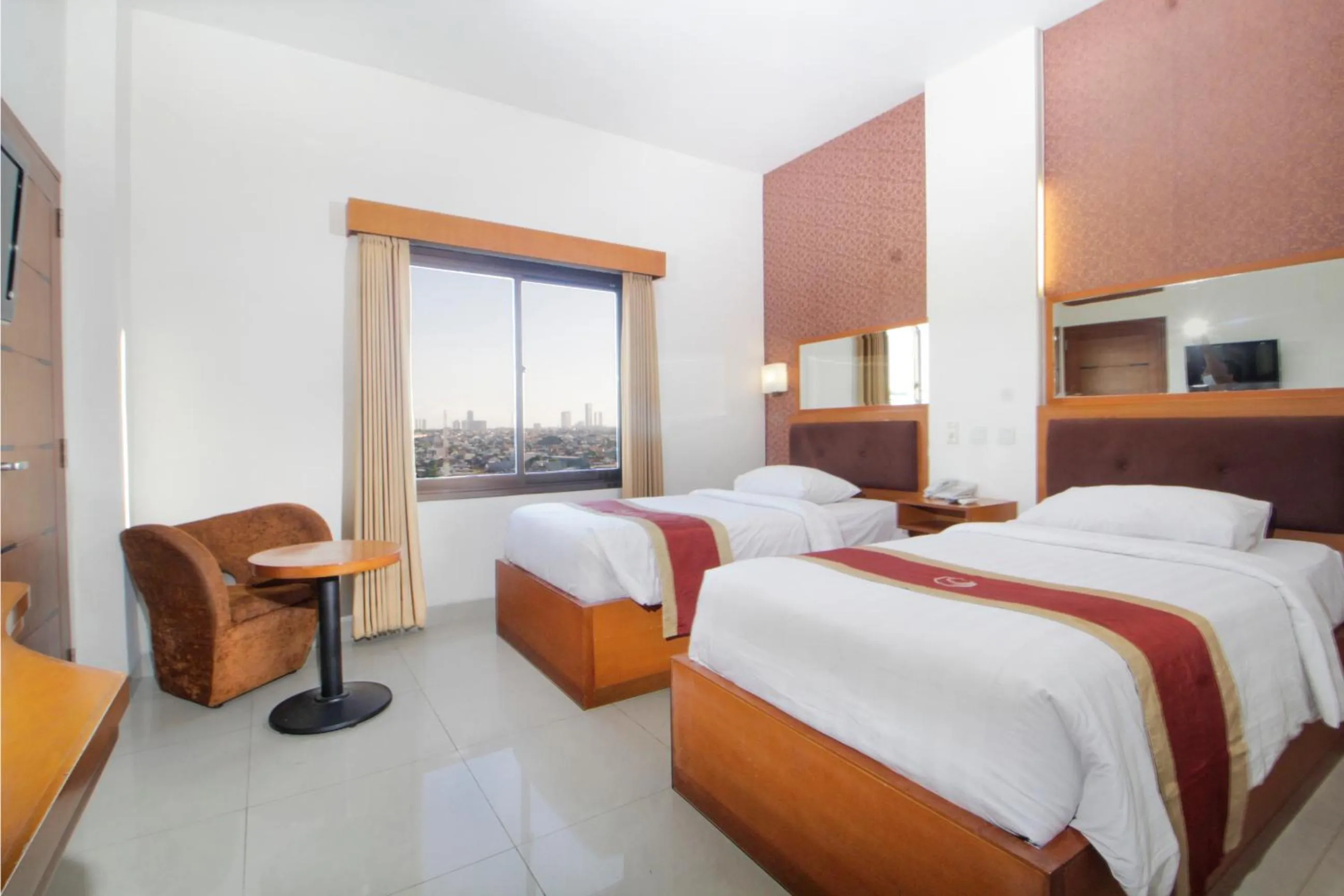 Bed in Hotel Bisanta Bidakara Tunjungan