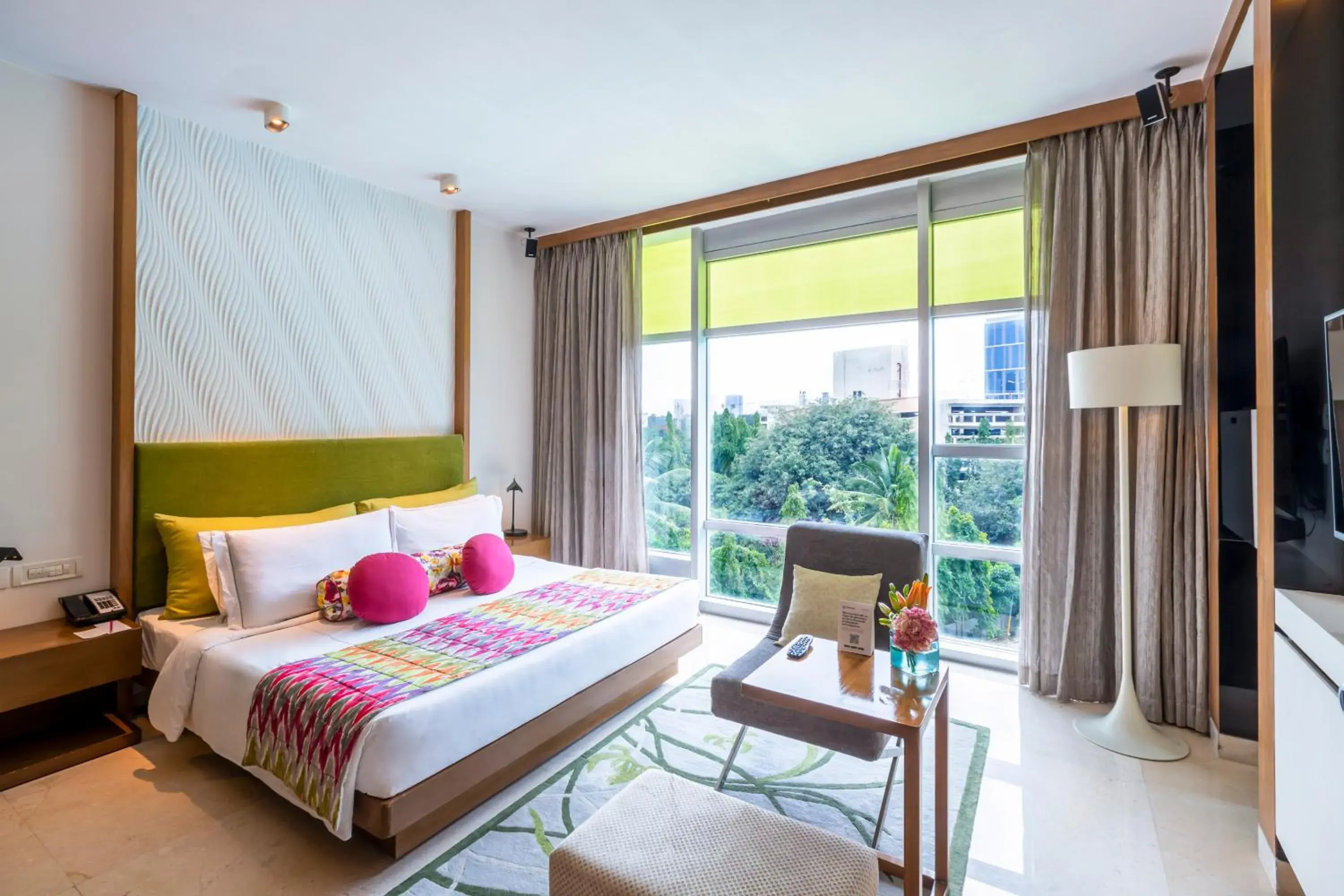 Premium Room Pool View Queen Bed - single occupancy in Vivanta Bengaluru, Whitefield Premium Room Pool View Queen Bed - single occupancy in Vivanta Bengaluru, Whitefield