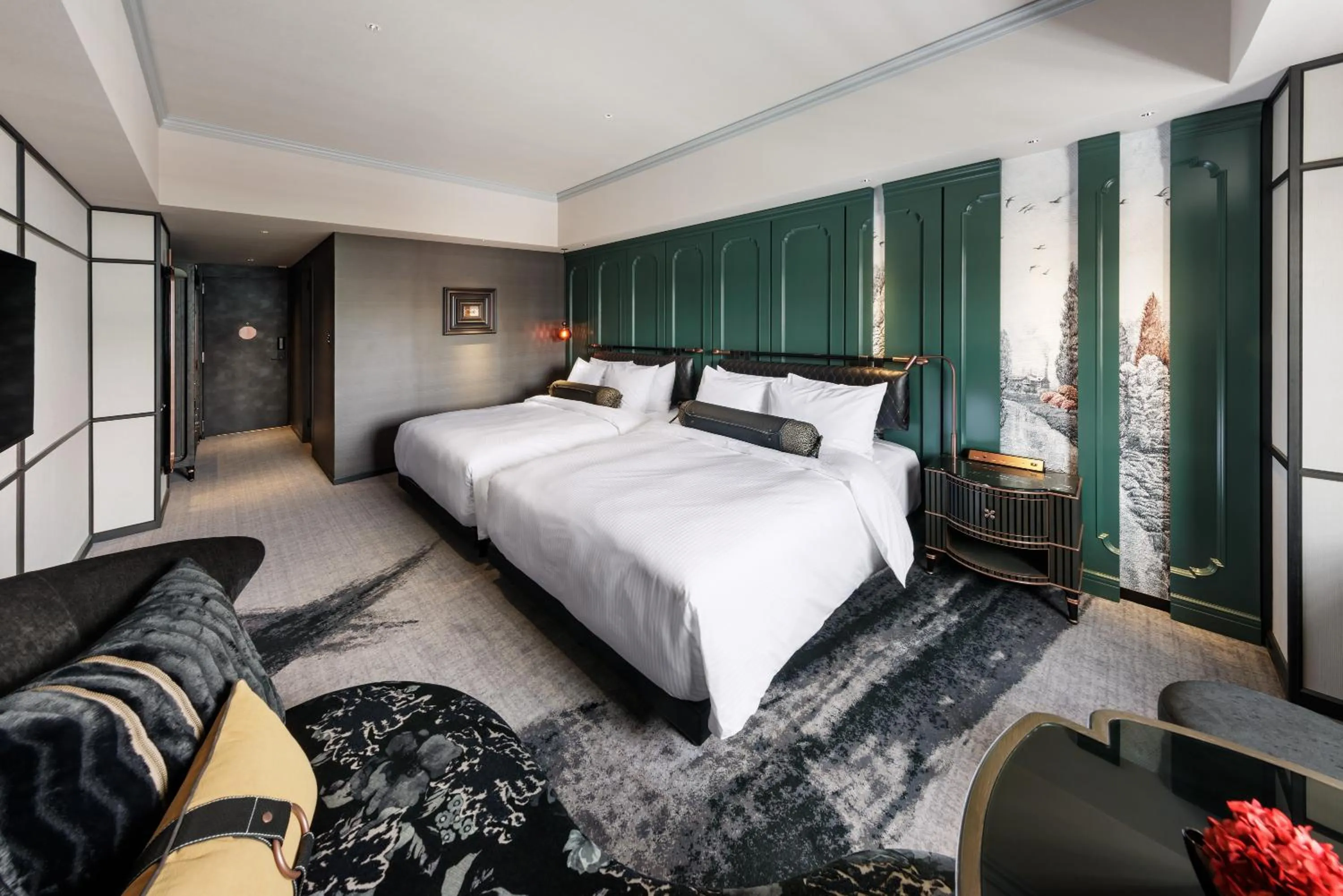 Bed in Hotel Sosei Sapporo MGallery Collection