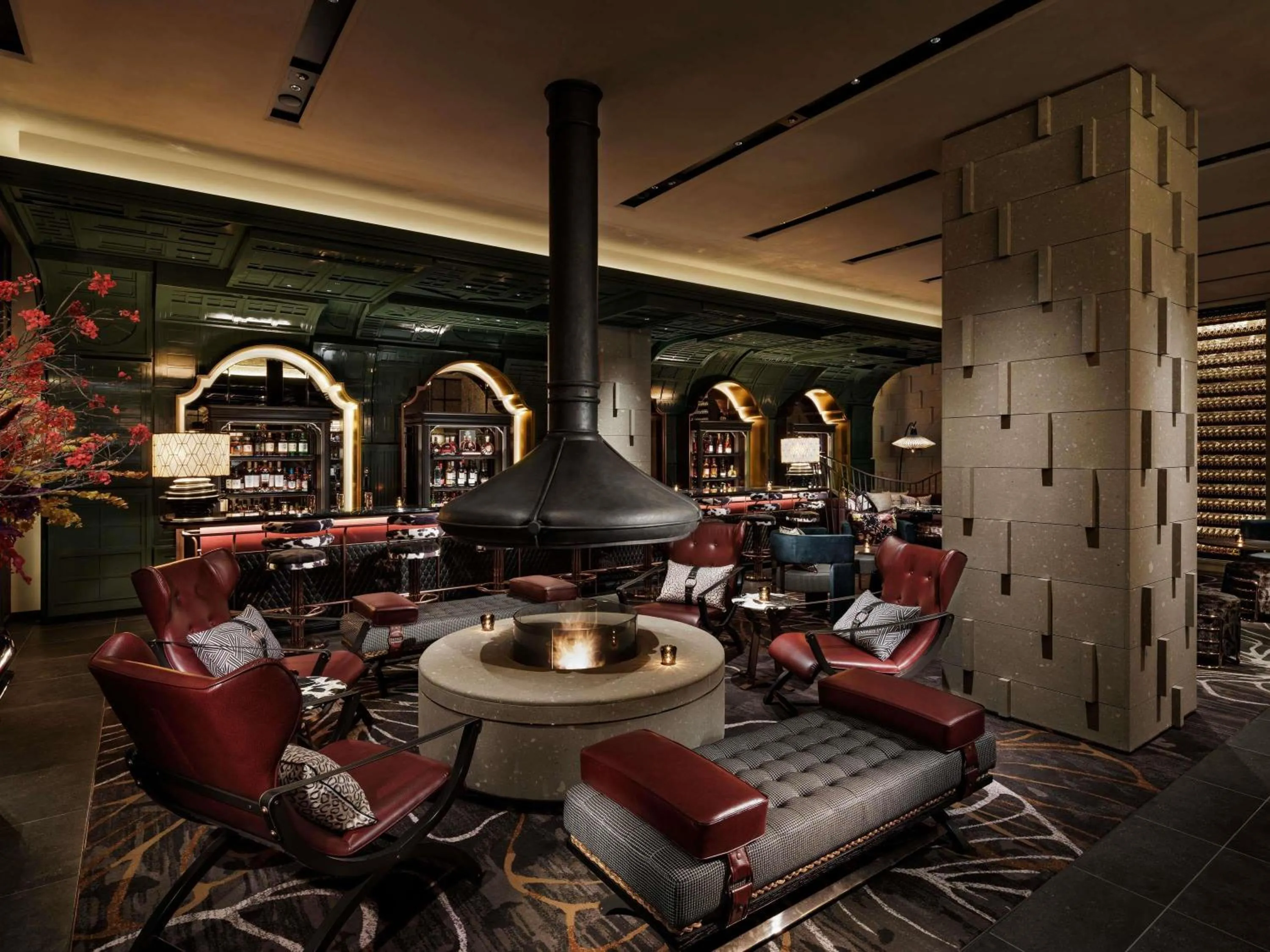 Lounge or bar in Hotel Sosei Sapporo MGallery Collection