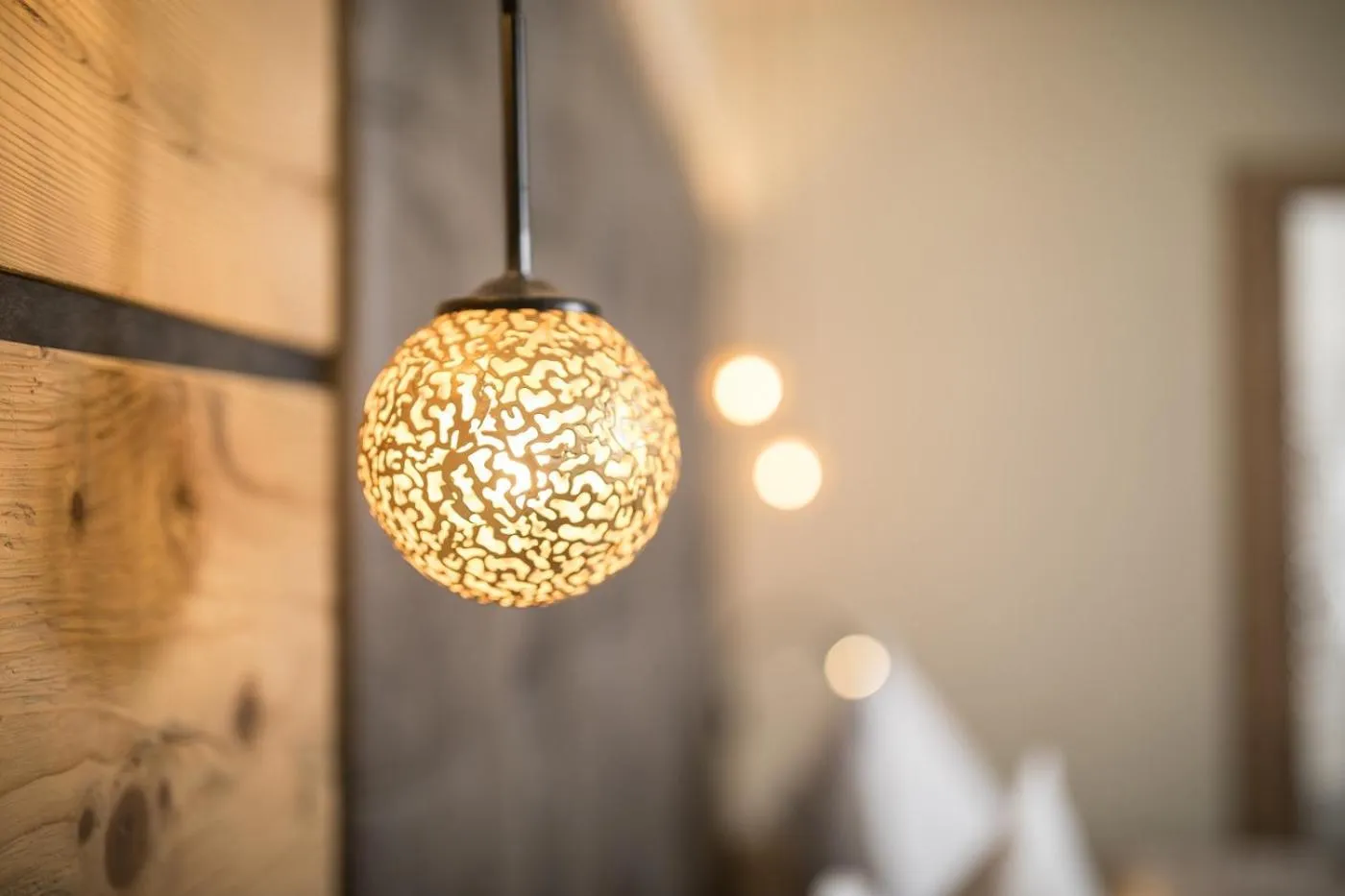 Decorative detail, Bed in Natur- und Aktivresort Reiterhof