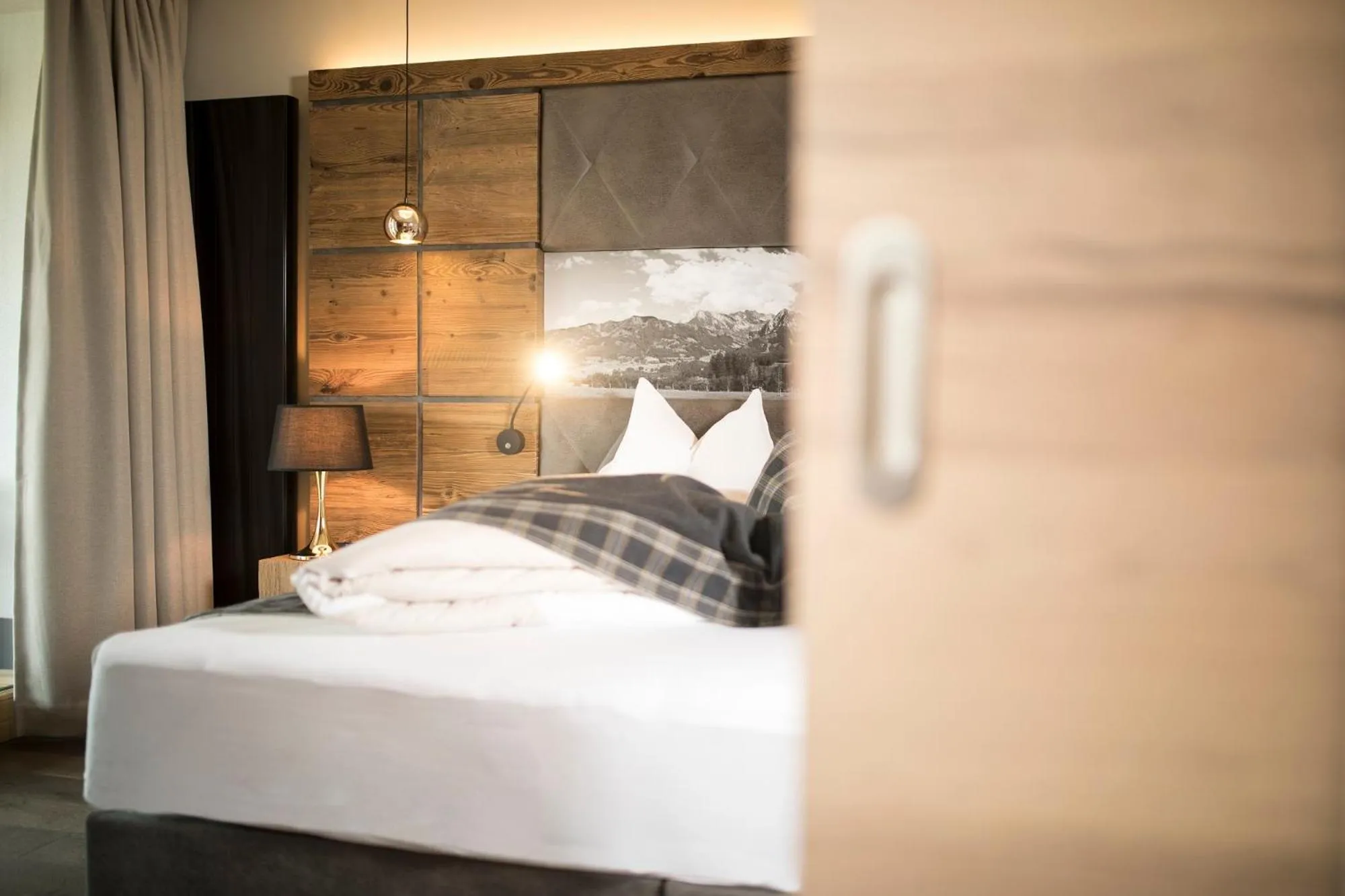 Decorative detail, Bed in Natur- und Aktivresort Reiterhof