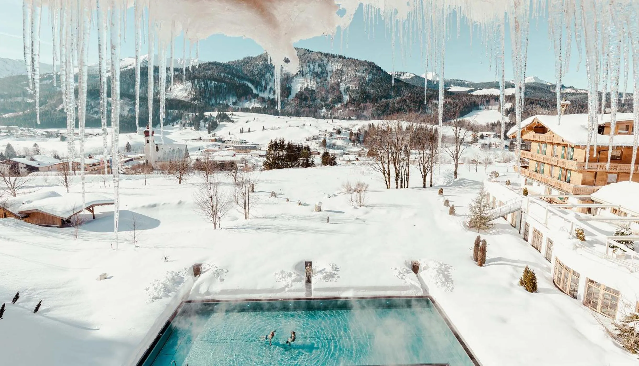 Swimming pool in Natur- und Aktivresort Reiterhof