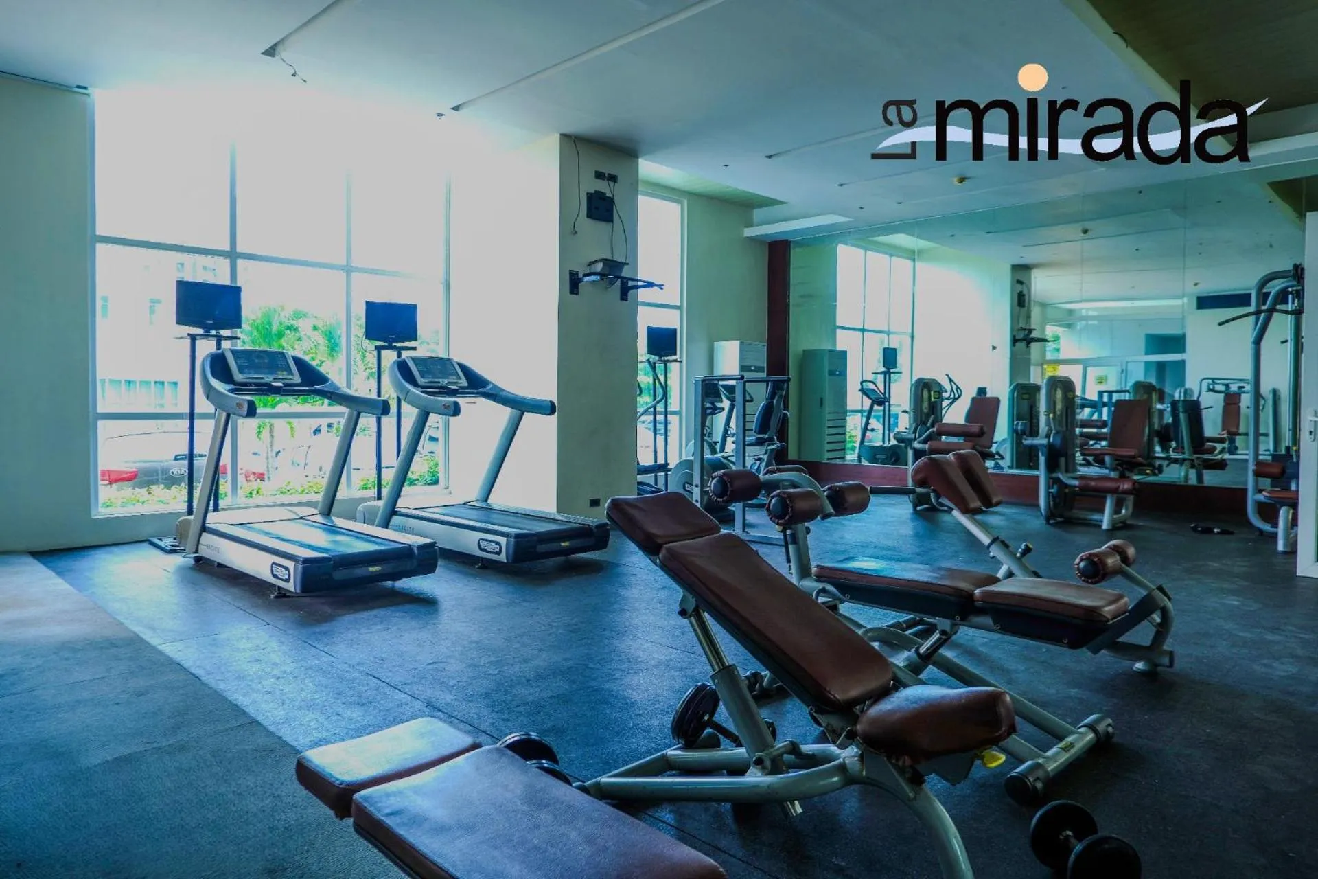 Fitness centre/facilities in La Mirada Hotel