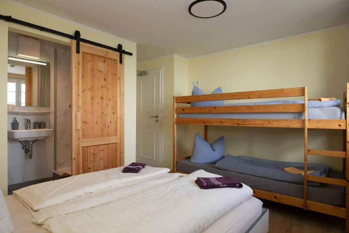 Bedroom, Bed in Hochwaldbaude