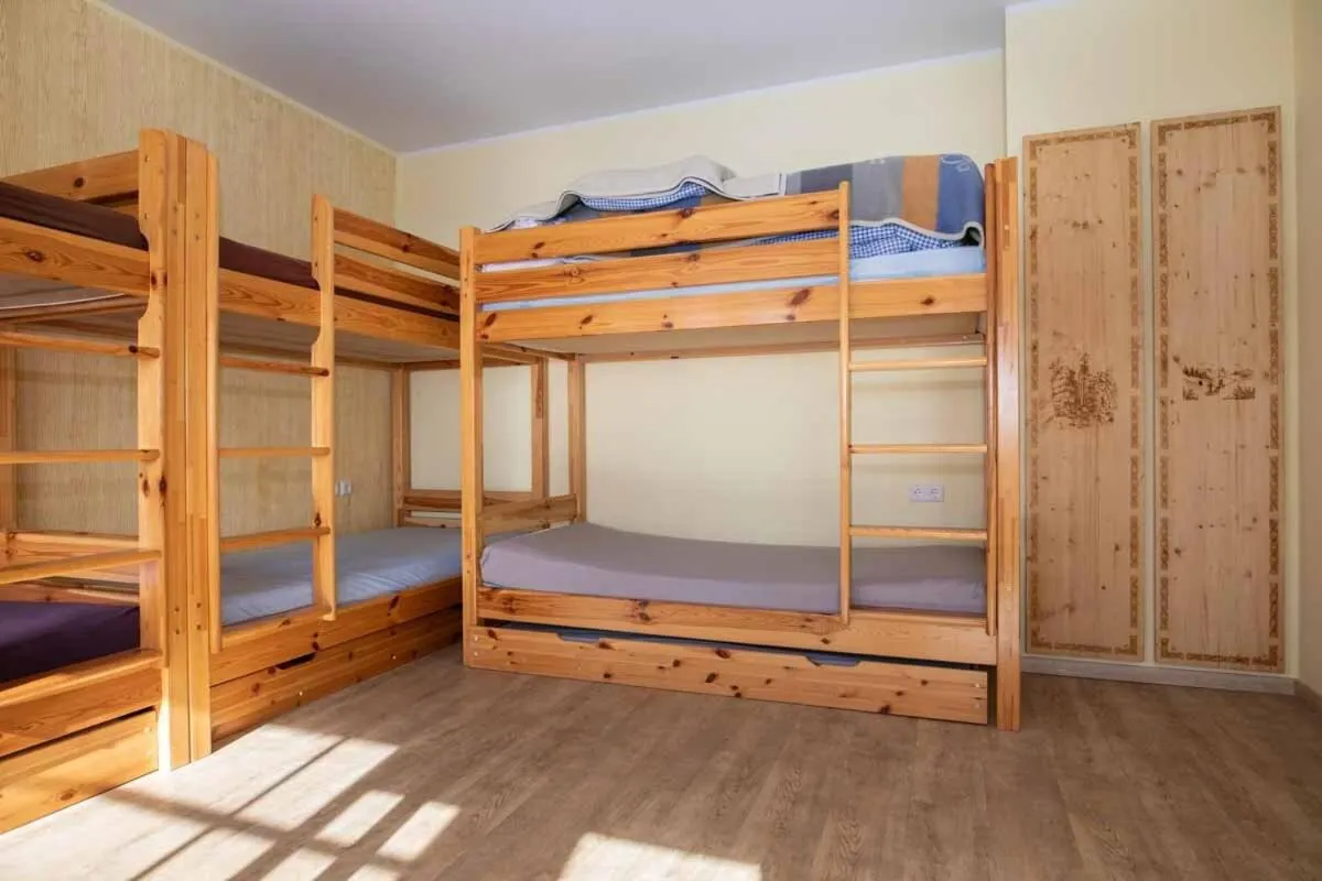 Bedroom, Bed in Hochwaldbaude