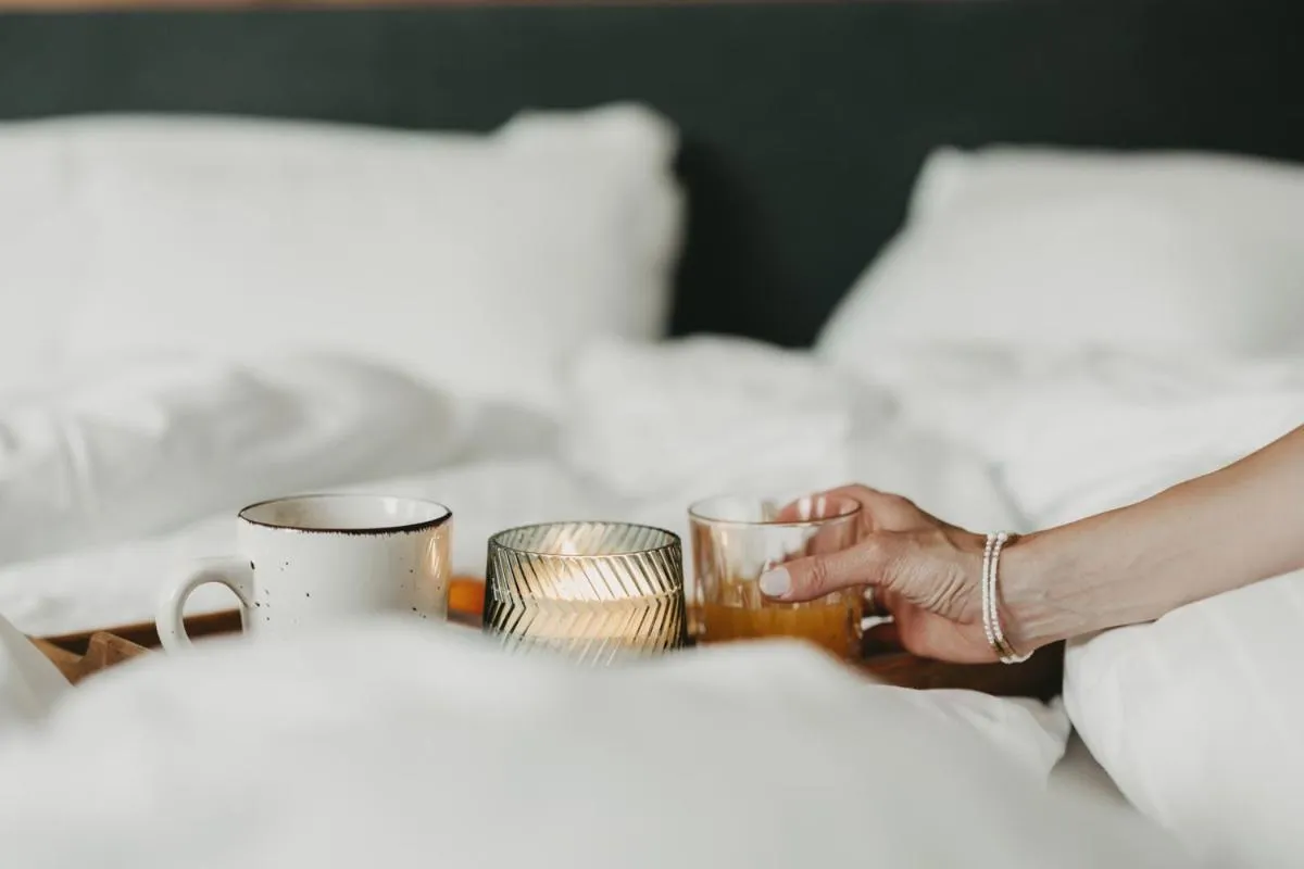 Bed in Hotel Rosenhof Murau