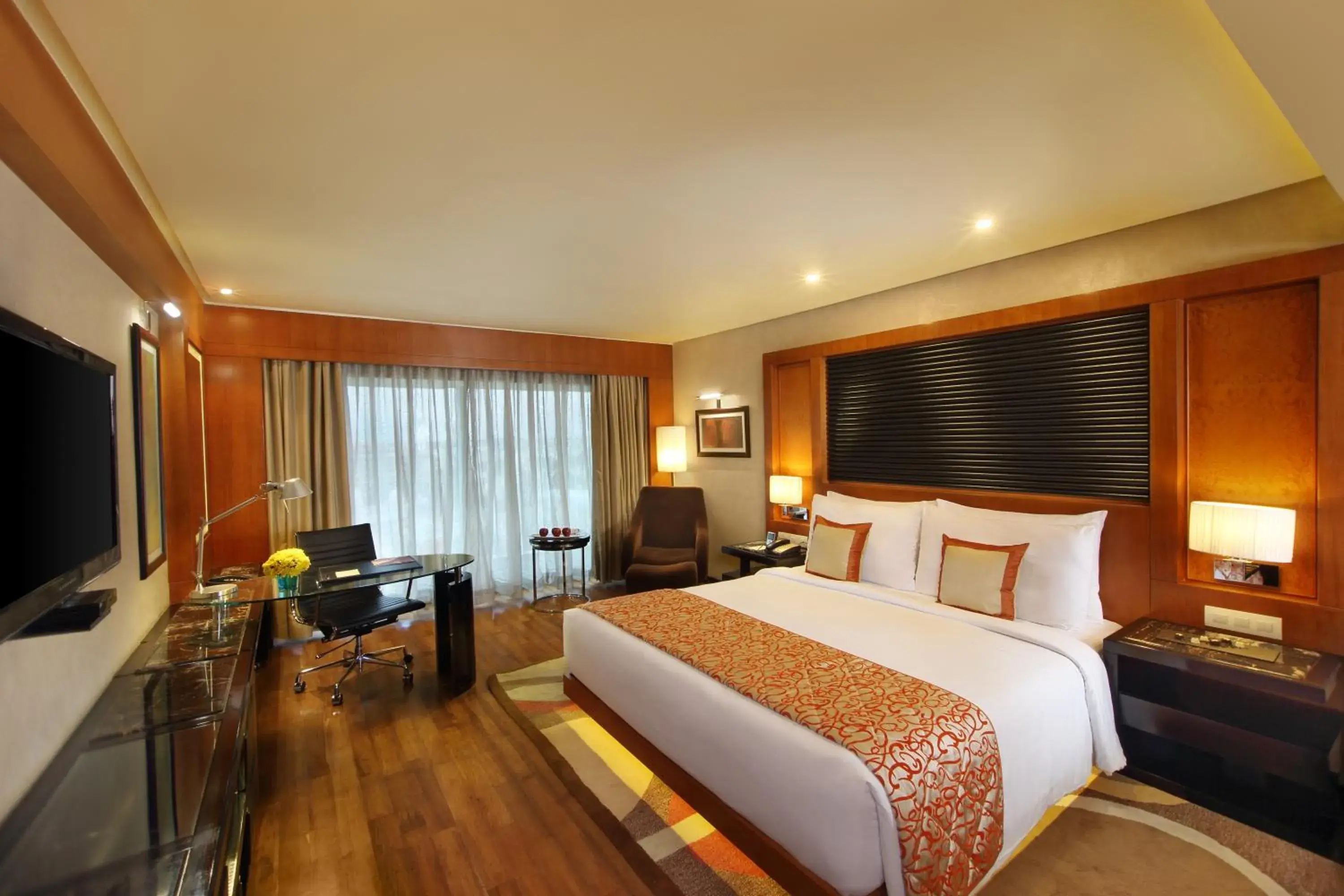 Bed in Gokulam Grand Hotel & Spa Bangalore Bed in Gokulam Grand Hotel & Spa Bangalore