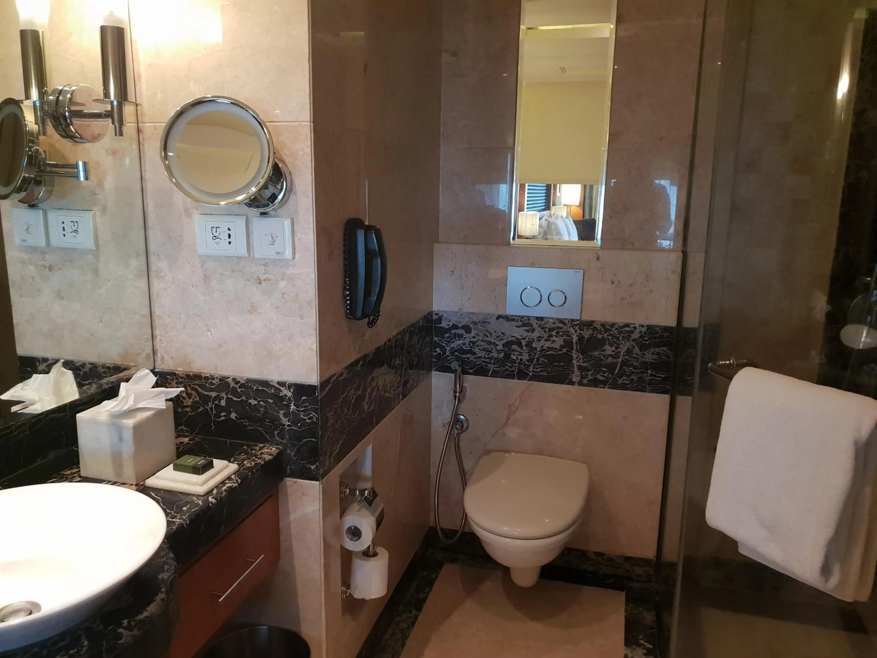 Shower in Gokulam Grand Hotel & Spa Bangalore