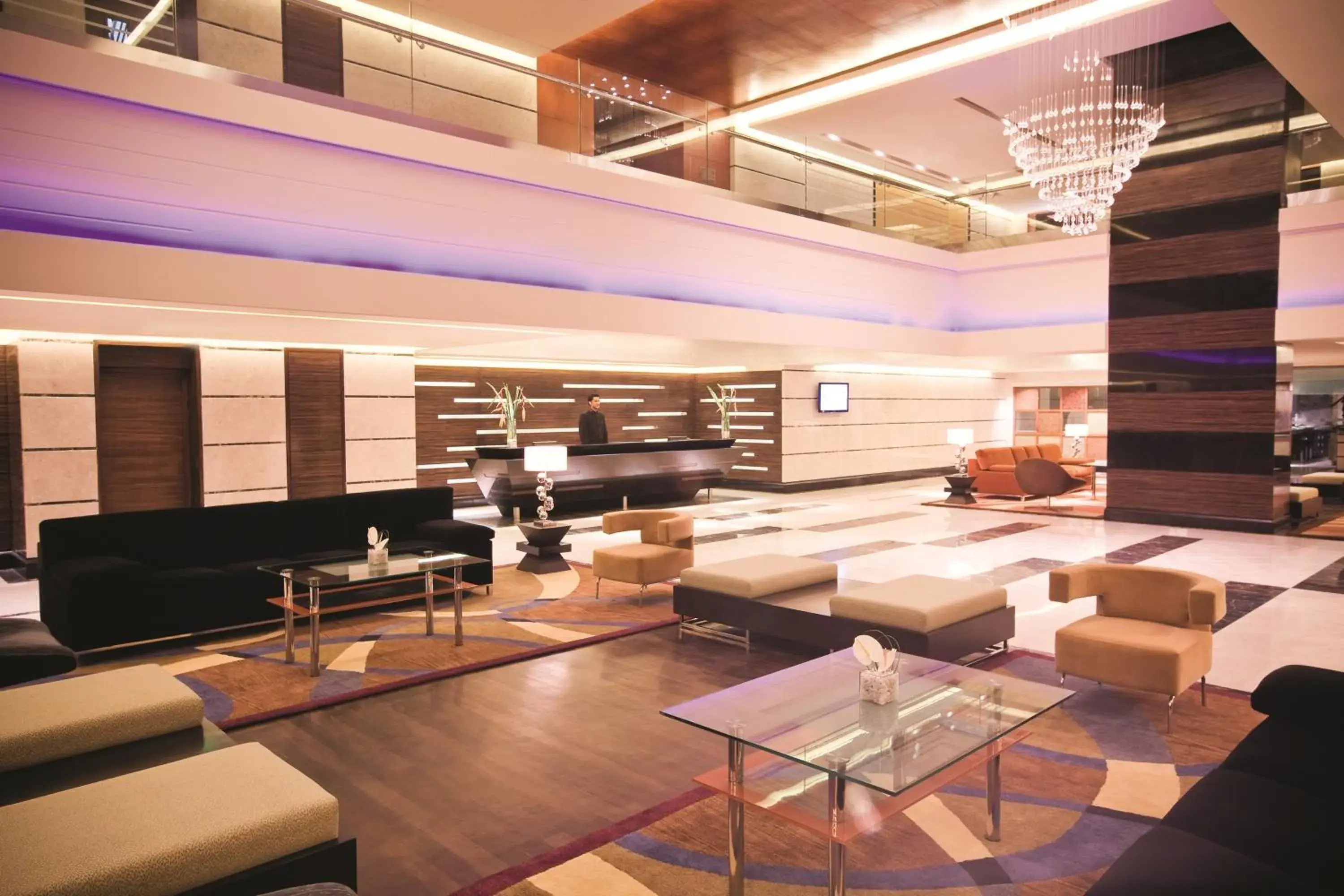 Lobby or reception in Gokulam Grand Hotel & Spa Bangalore Lobby or reception in Gokulam Grand Hotel & Spa Bangalore