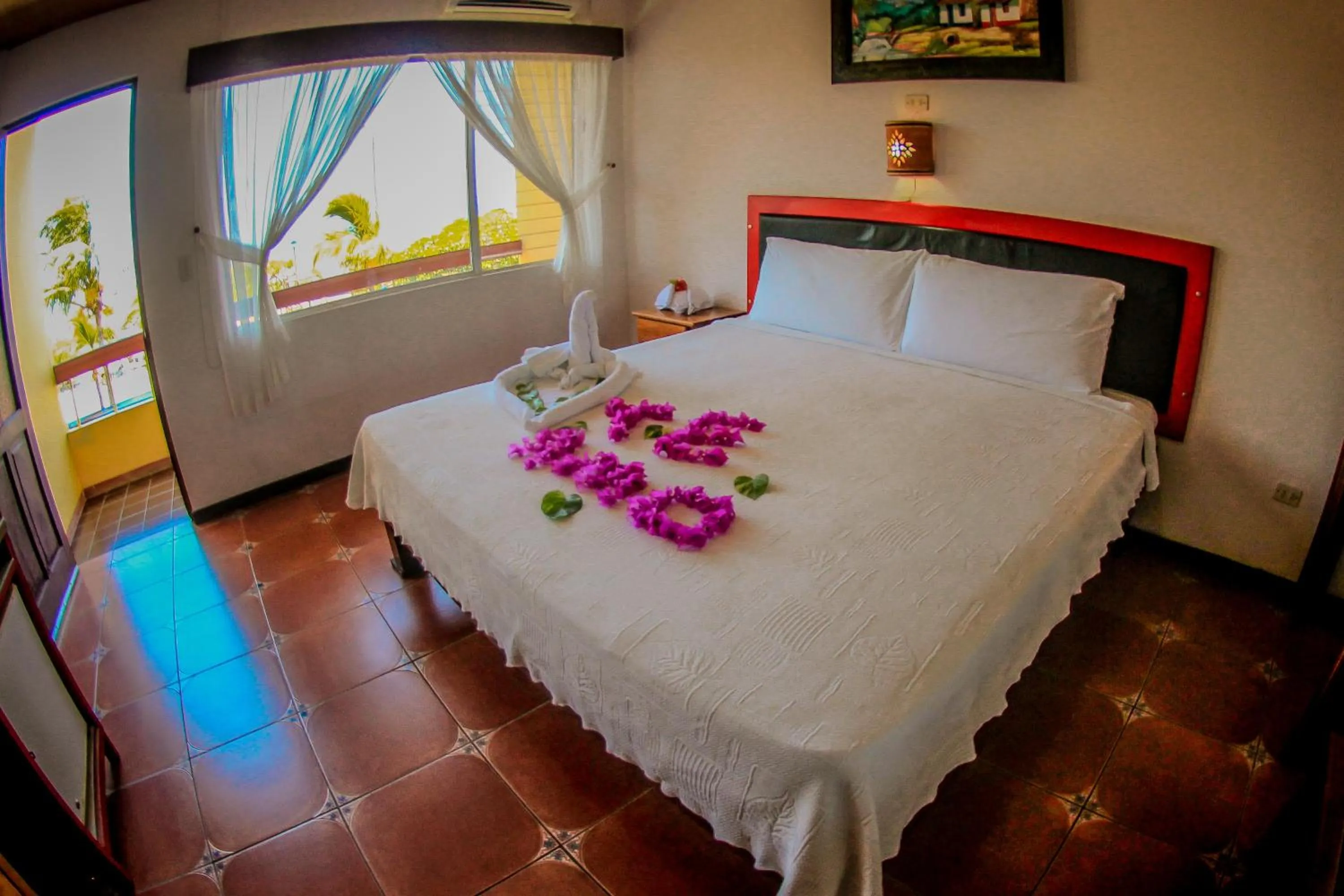 Balcony/Terrace, Bed in Hotel Yadran Beach Resort