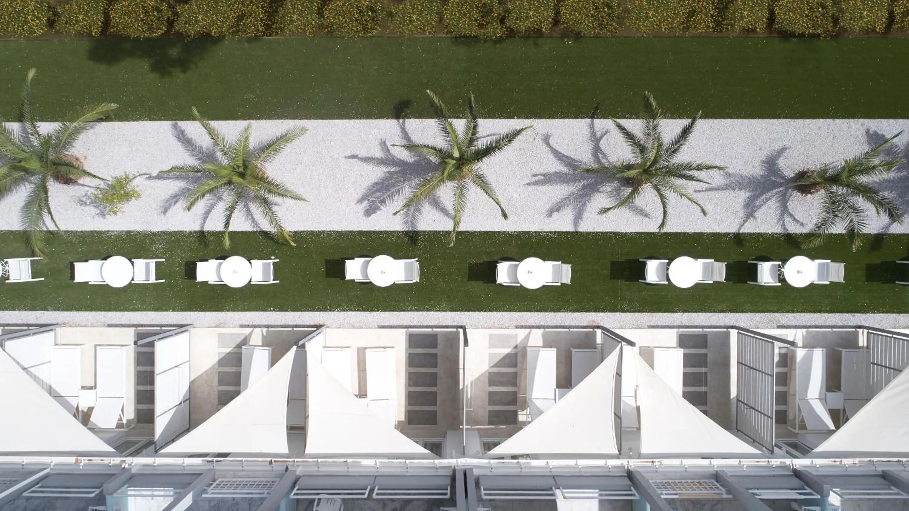 Garden view in Kouros Seasight Hotel