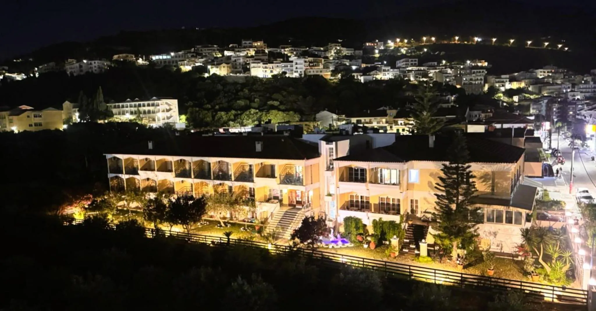 Property building in Paradise Hotel