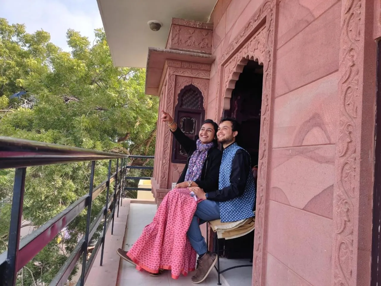 Balcony/Terrace in Jee Ri Haveli
