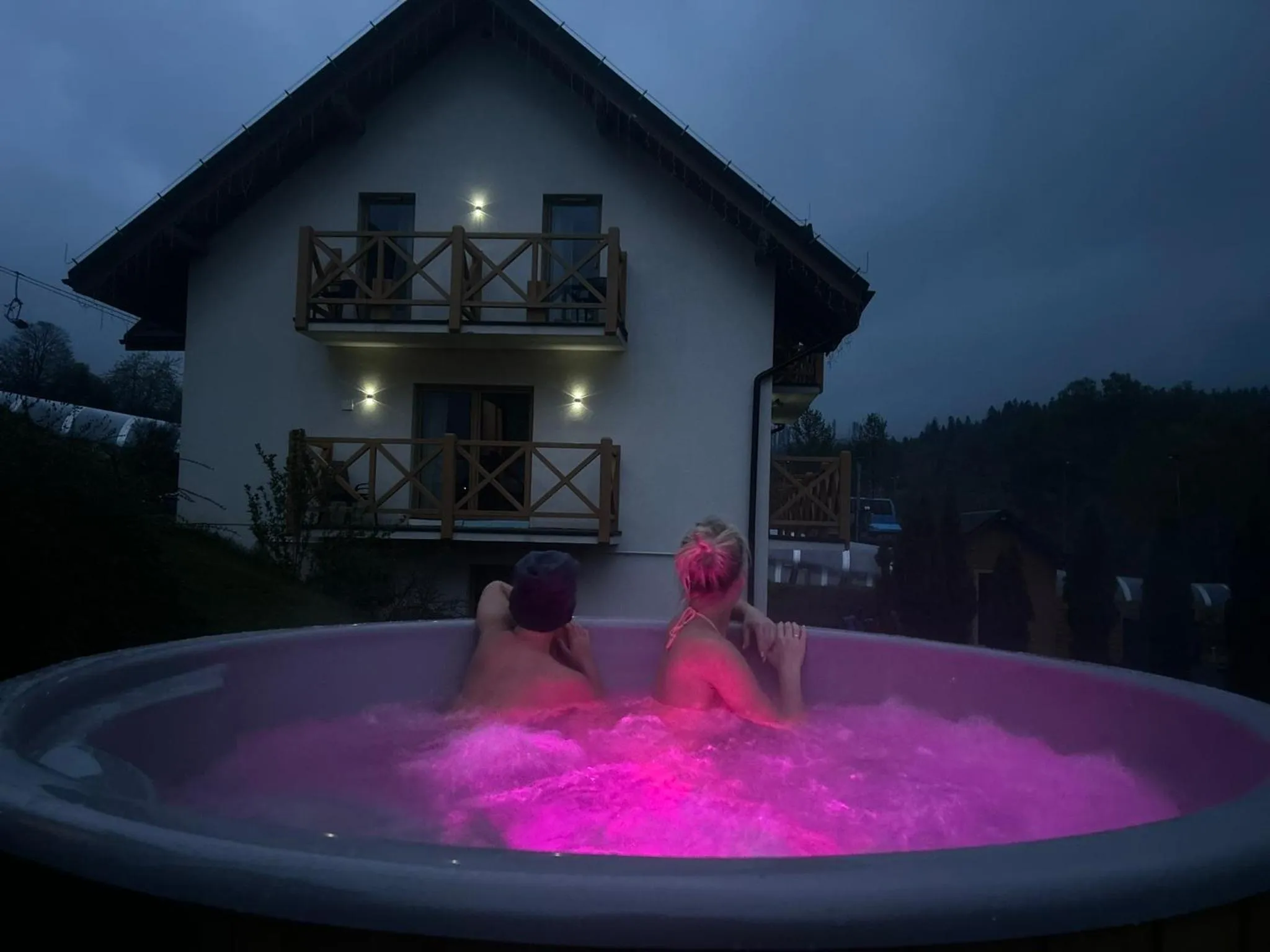 Swimming pool in Willa Malinka Wisła