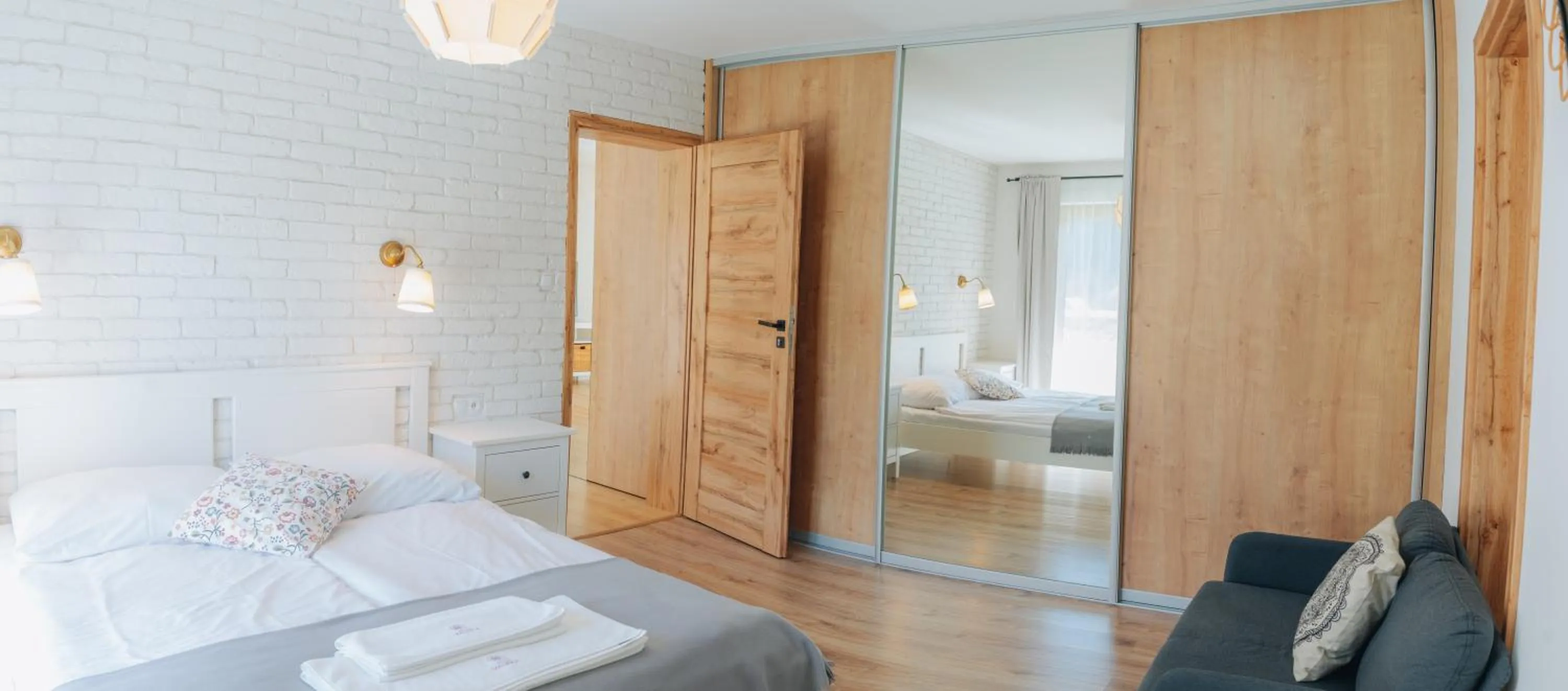 Photo of the whole room, Bed in Willa Malinka Wisła