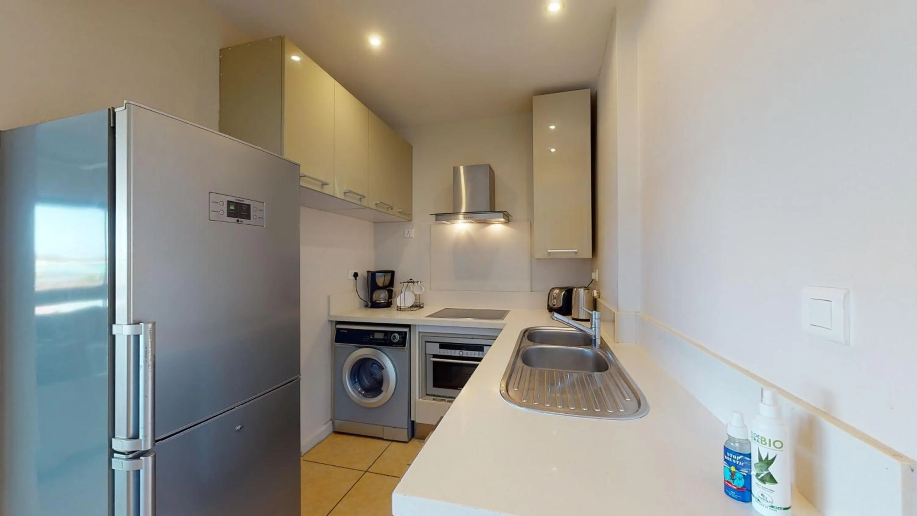 kitchen in Bon Azur Beachfront Suites & Penthouses by LOV Mauritius