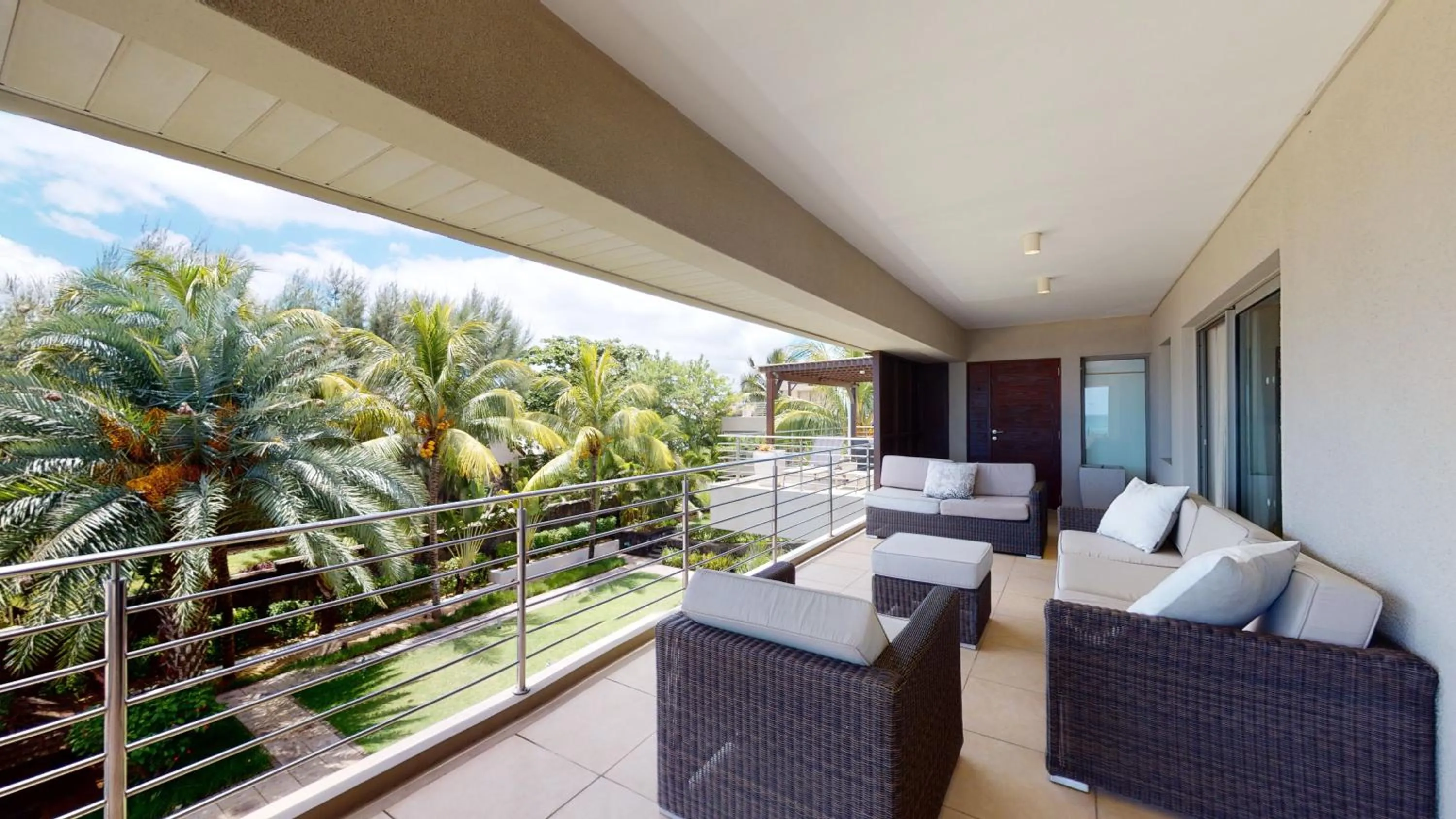 Balcony/Terrace in Bon Azur Beachfront Suites & Penthouses by LOV Mauritius