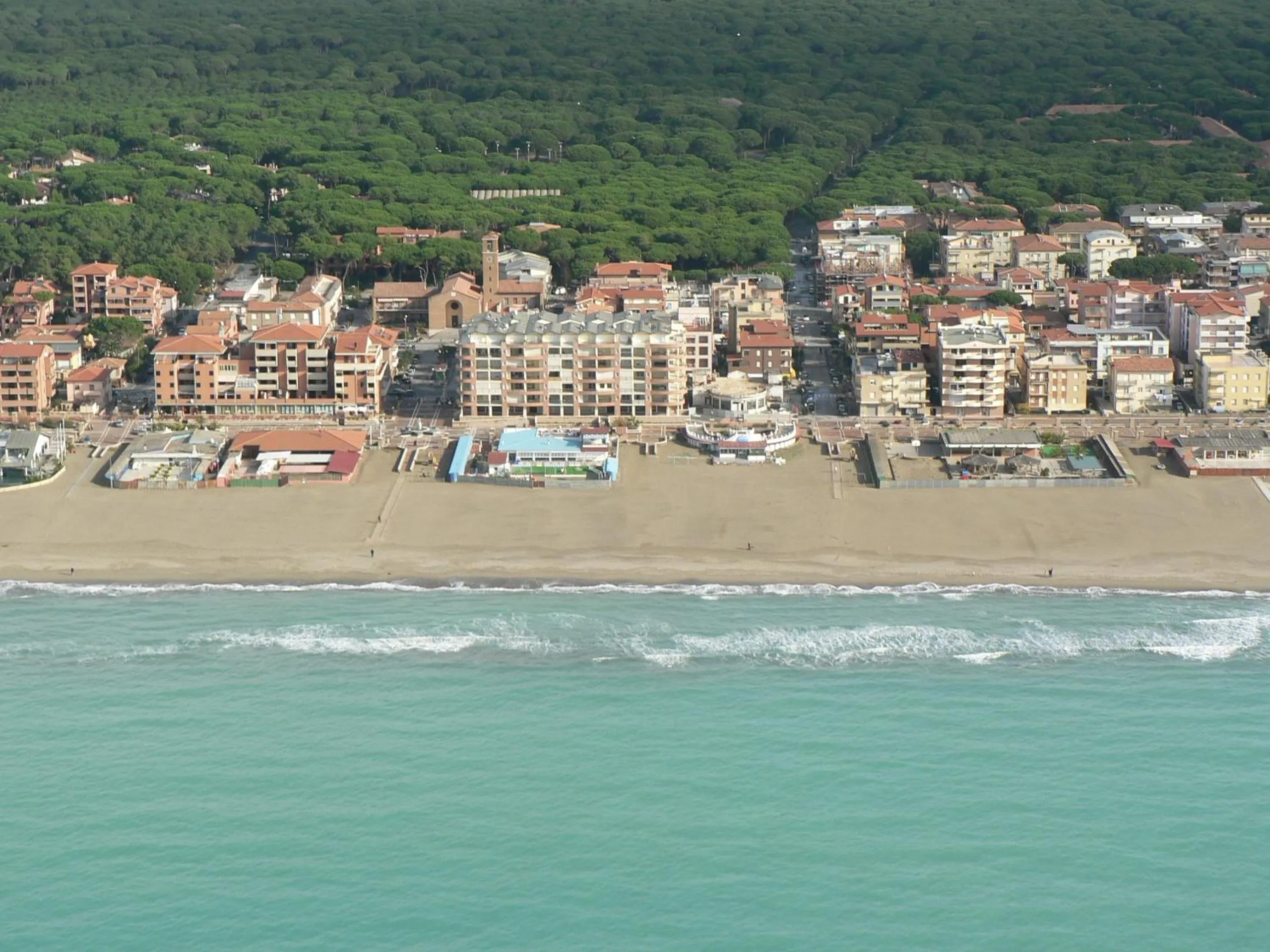 Bird's eye view in Residence Mediterraneo