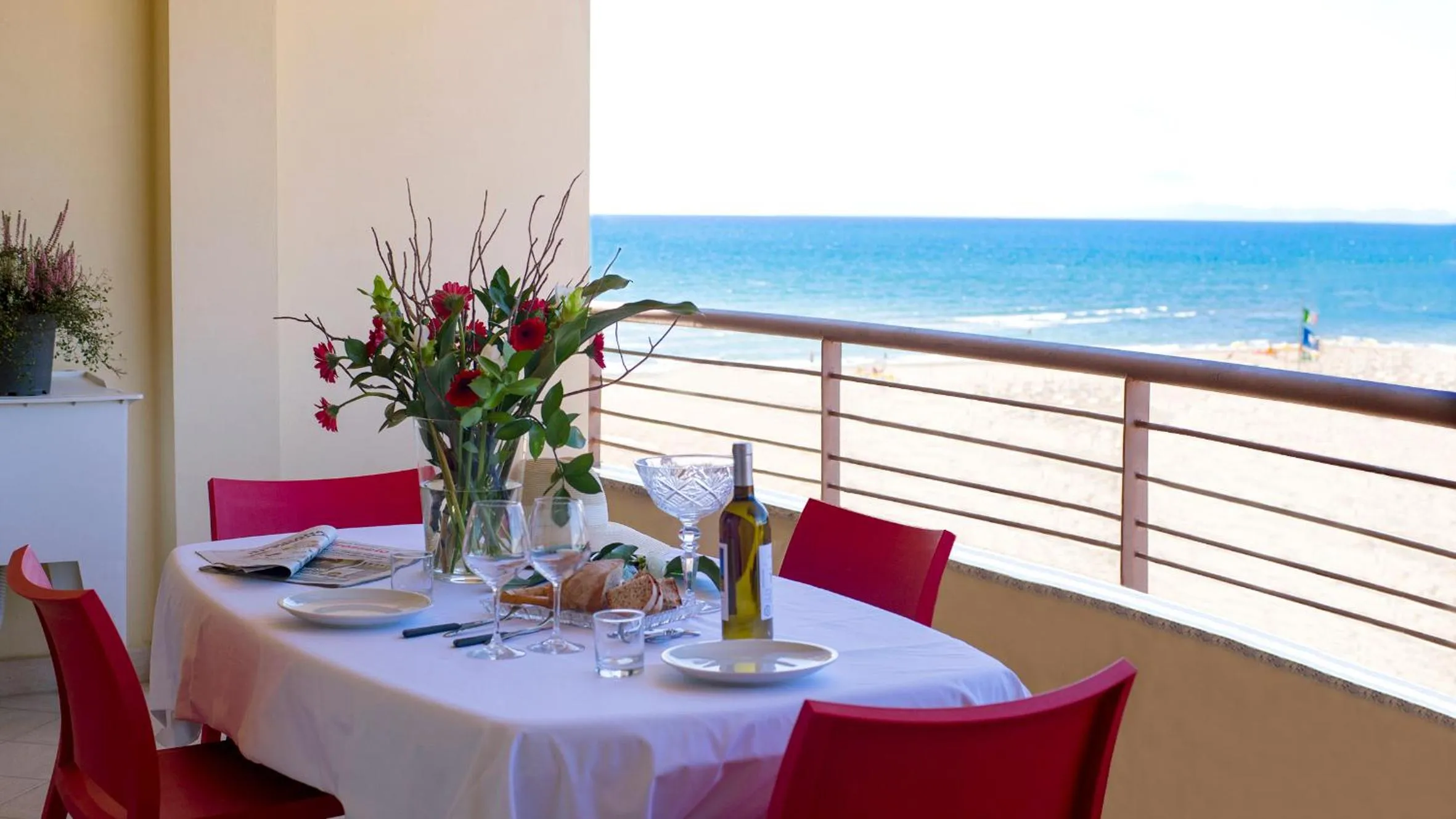 Sea view in Residence Mediterraneo