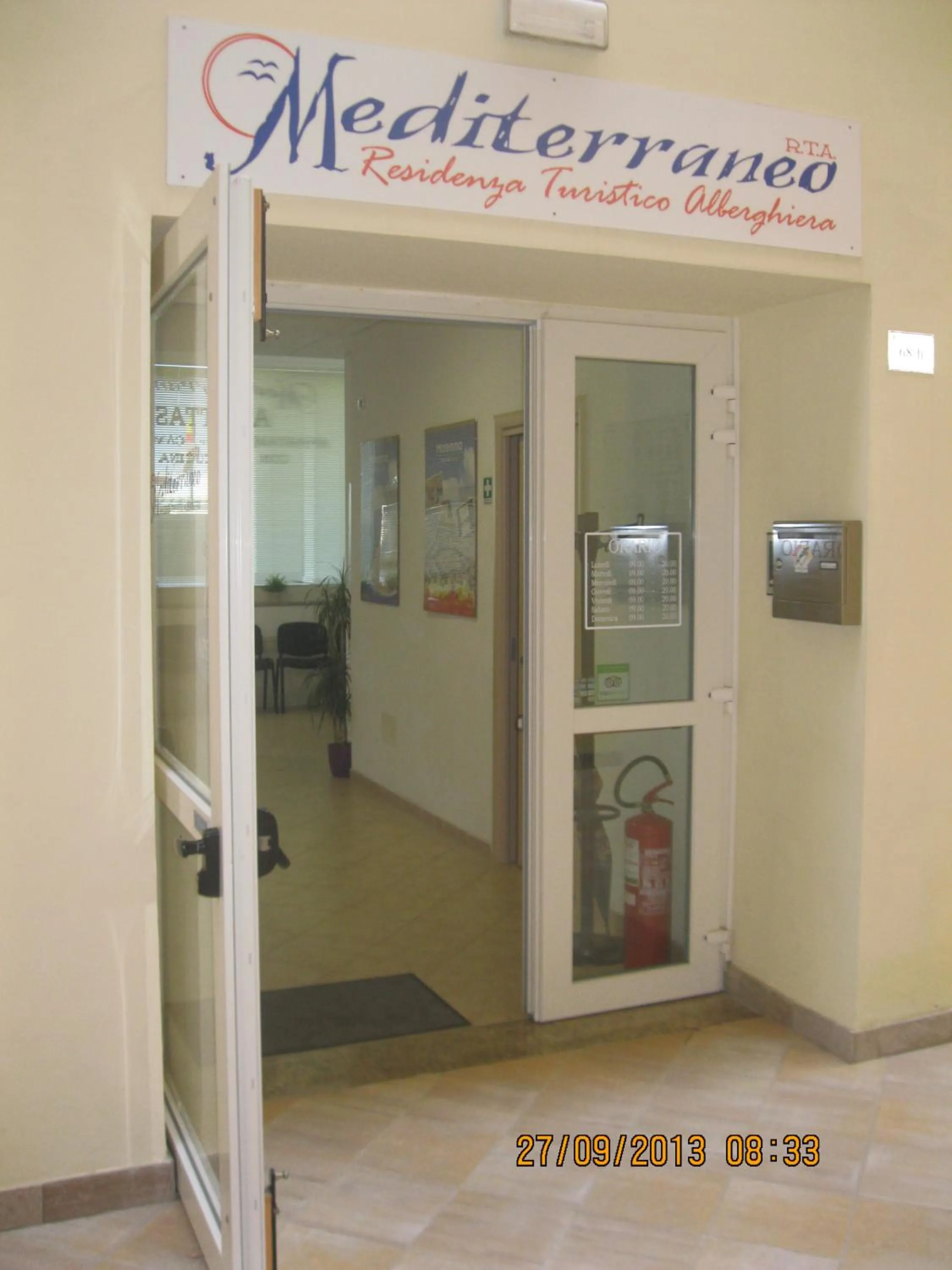 Facade/entrance in Residence Mediterraneo