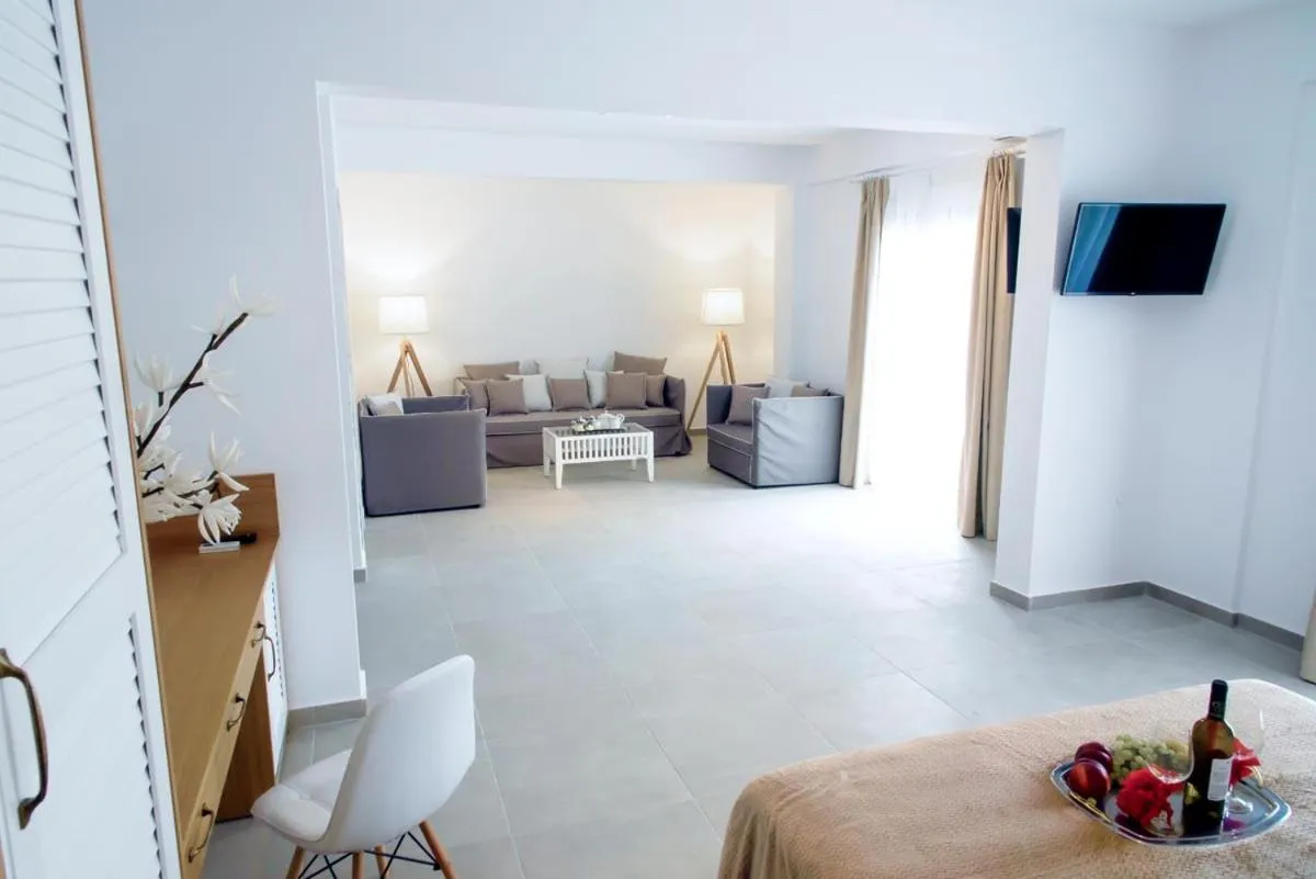 TV and multimedia in Stavros Beach Hotel